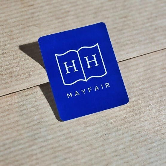 Blue  Mayfair, Heywood Hill ,  available  to buy on the-salon.com. SALON curates the finest , unique, handmade pieces from the interior industry's best makers and brands. Shop luxury furniture, lighting, rugs, art, antiques and vintage pieces and accessories from SALON interior designed rooms.