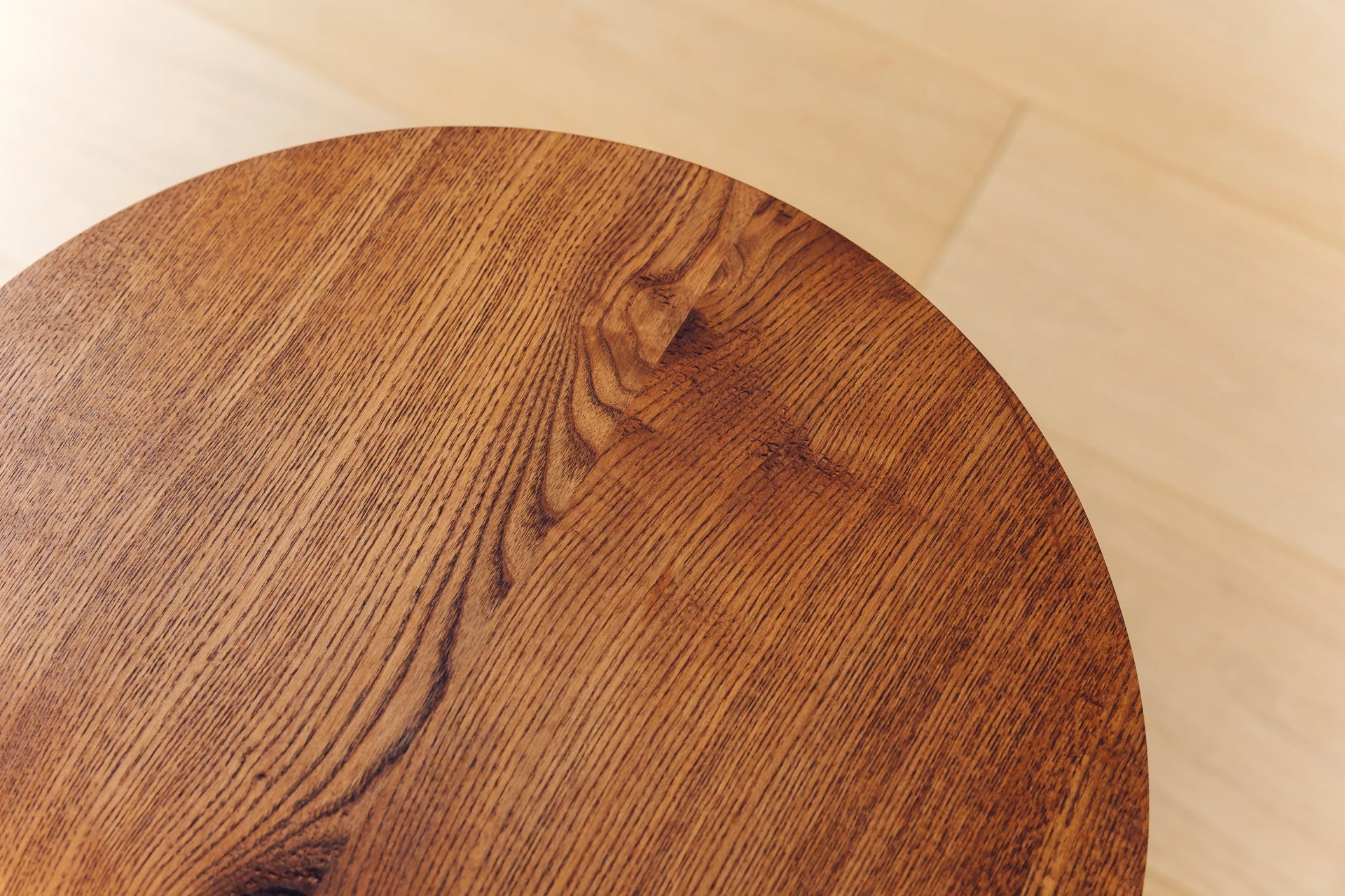 A view of the wood grain from the top,  available  to buy on the-salon.com. SALON curates the finest , unique, handmade pieces from the interior industry's best makers and brands. Shop luxury furniture, lighting, rugs, art, antiques and vintage pieces and accessories from SALON interior designed rooms.