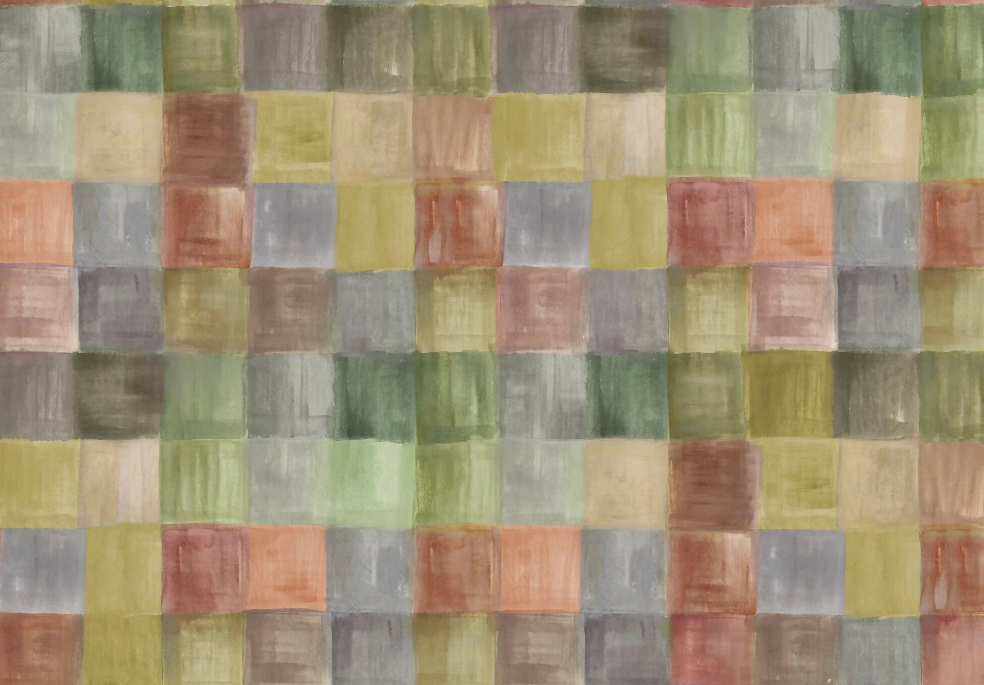 Multicolored square patterned tiling,  available  to buy on the-salon.com. SALON curates the finest , unique, handmade pieces from the interior industry's best makers and brands. Shop luxury furniture, lighting, rugs, art, antiques and vintage pieces and accessories from SALON interior designed rooms.