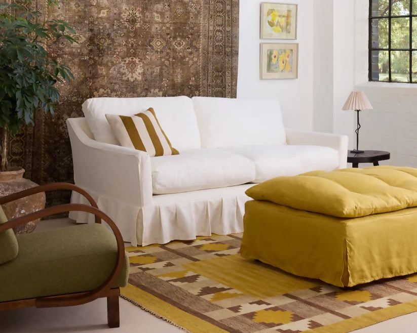 SONDER BOX PLEAT SLIPCOVER SOFA BY MARO HOME