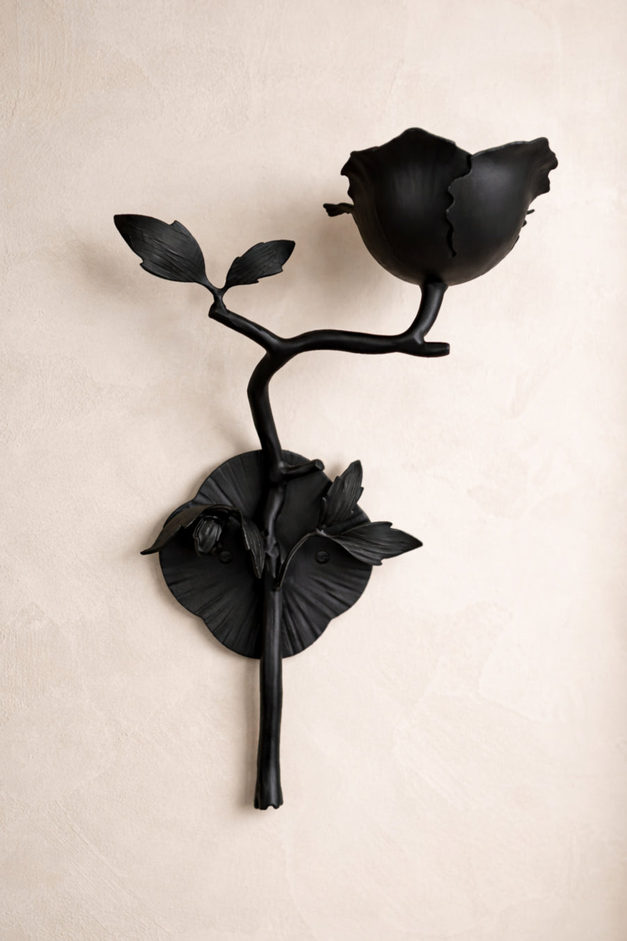 IRON CLEMATIS WALL LIGHT BY JESS WHEELER
