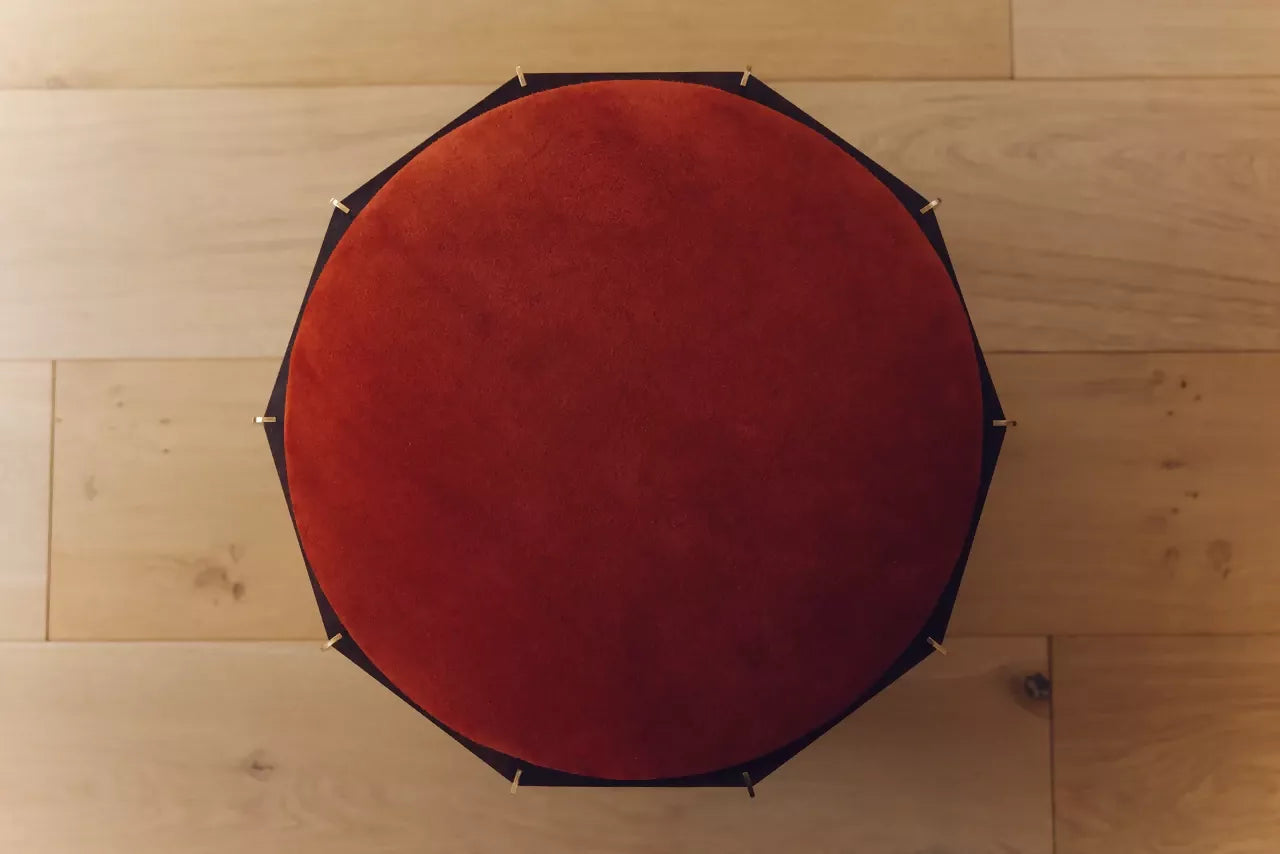 (NEW) SPLINE FOOTSTOOL (480) BY GALVIN BROTHERS