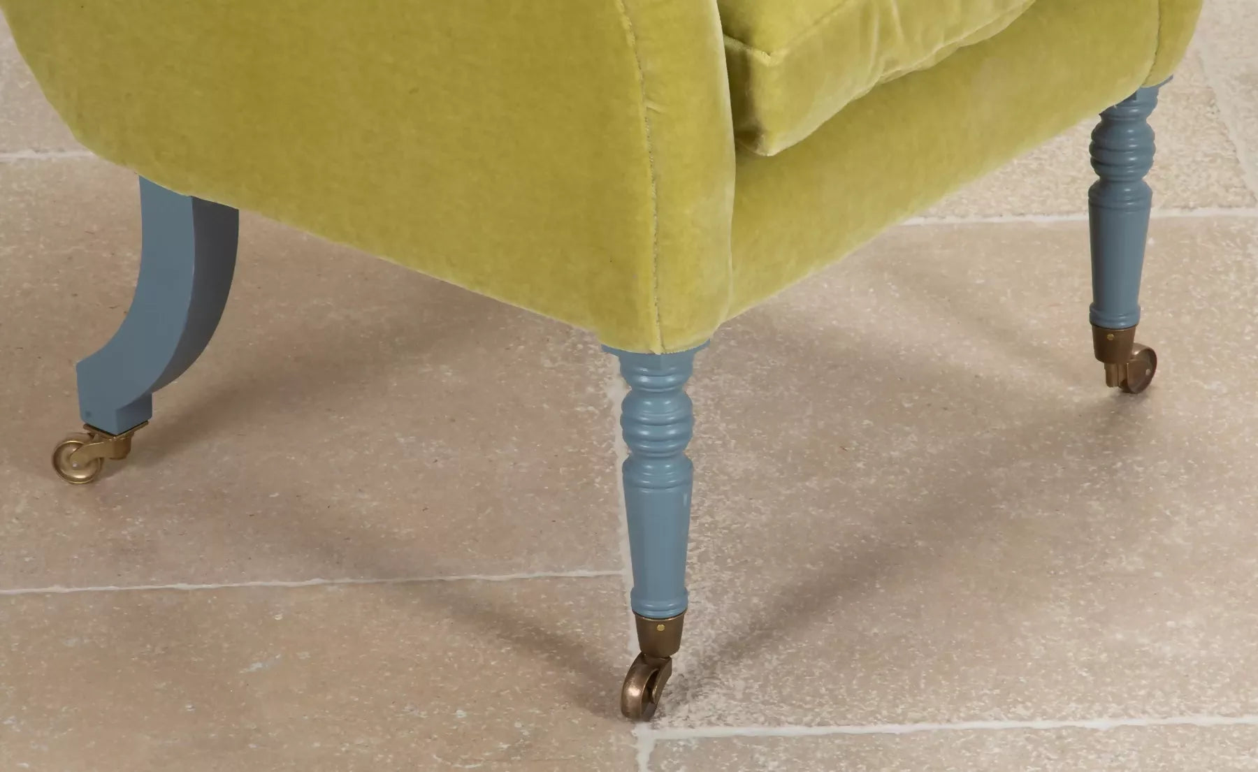 EBURY ARMCHAIR WITH PAINTED LEGS BY LORFORDS CONTEMPORARY