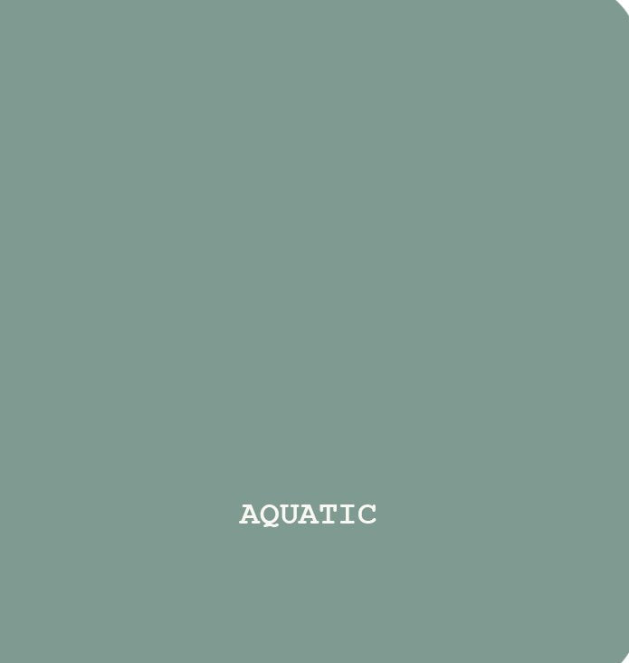 Aquatic colour swatch, with tones of green and blue and slightly yellow, available  to buy on the-salon.com. SALON curates the finest , unique, handmade pieces from the interior industry's best makers and brands. Shop luxury furniture, lighting, rugs, art, antiques and vintage pieces and accessories from SALON interior designed rooms.
