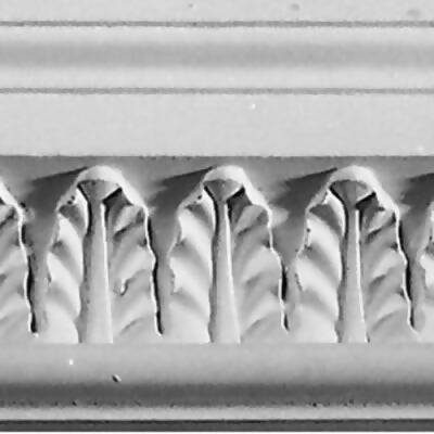 Close-up of a white Regency cornice with intricate moldings, available  to buy on the-salon.com. SALON curates the finest , unique, handmade pieces from the interior industry's best makers and brands. Shop luxury furniture, lighting, rugs, art, antiques and vintage pieces and accessories from SALON interior designed rooms.