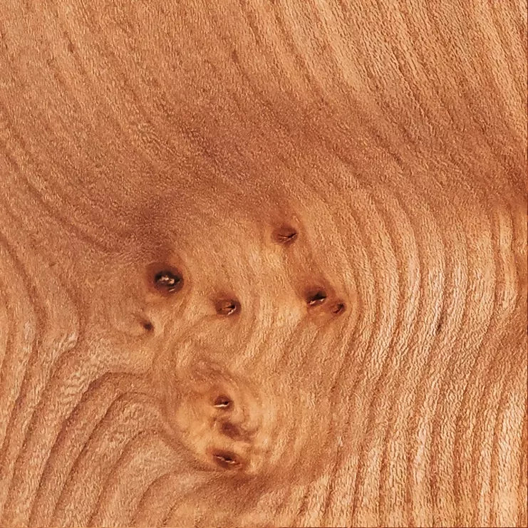A close up of the wooden grains on the wooden cabinet, in the shade elm- available  to buy on the-salon.com. SALON curates the finest , unique, handmade pieces from the interior industry's best makers and brands. Shop luxury furniture, lighting, rugs, art, antiques and vintage pieces and accessories from SALON interior designed rooms.
