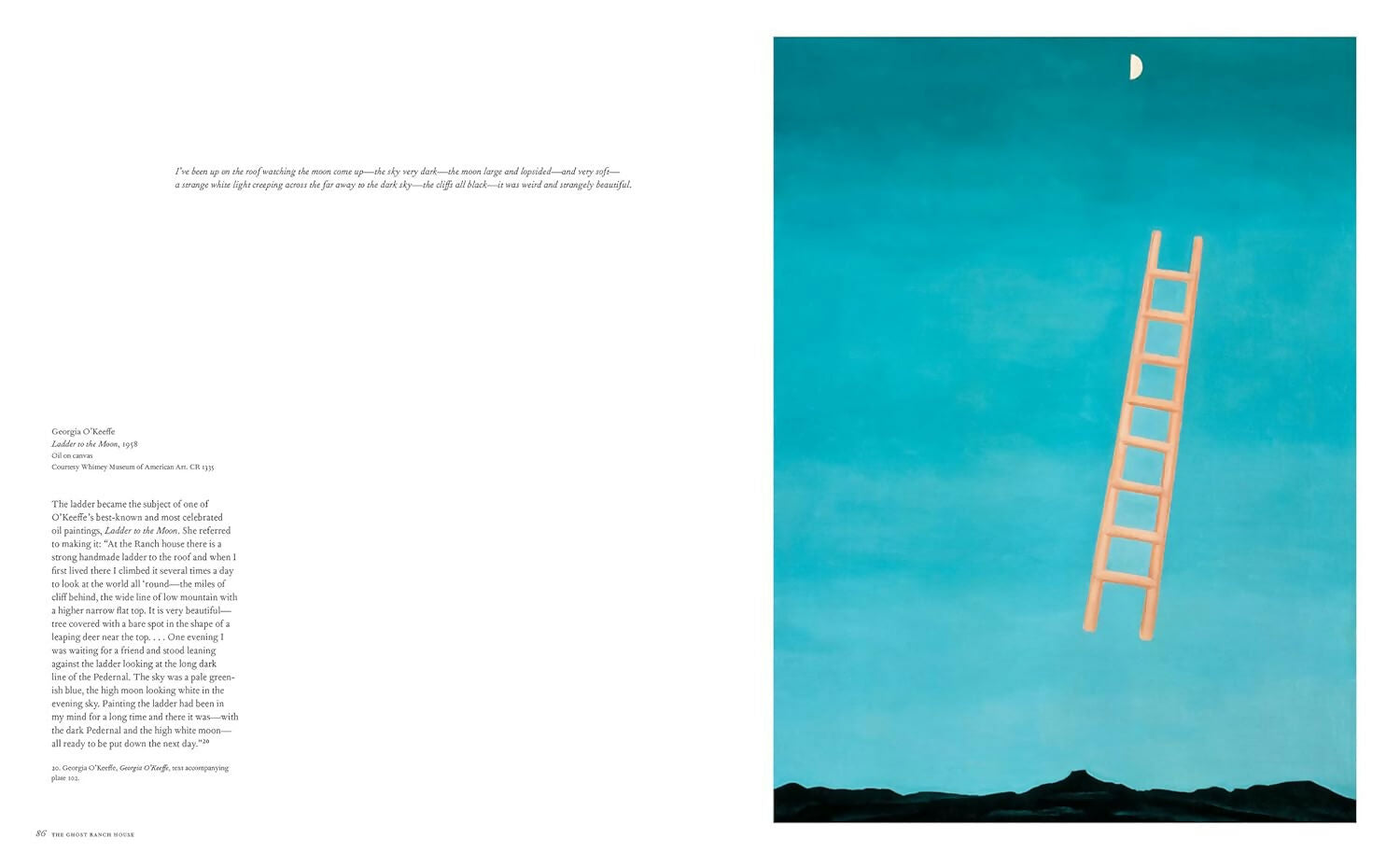 GEORGIA O'KEEFFE AND HER HOUSES:GHOST RANCH AND ABIQUIU FROM SALON