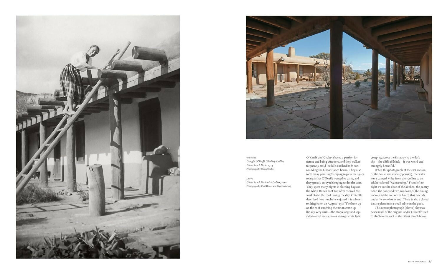 GEORGIA O'KEEFFE AND HER HOUSES:GHOST RANCH AND ABIQUIU FROM SALON
