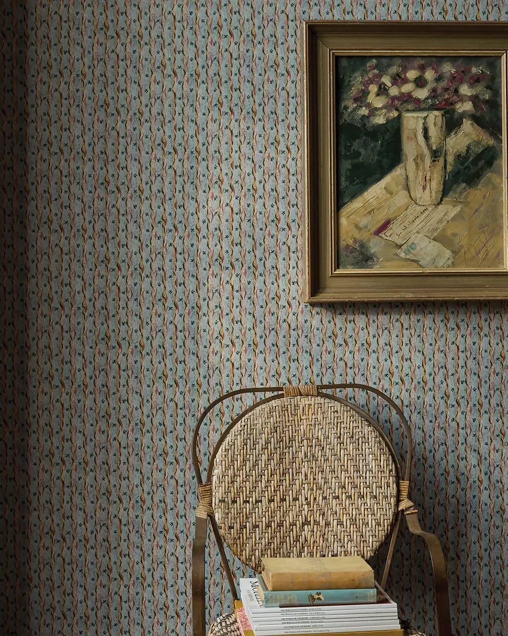PERCIVAL PERIWINKLE WALLPAPER BY THE KENSINGTON PAPERIE