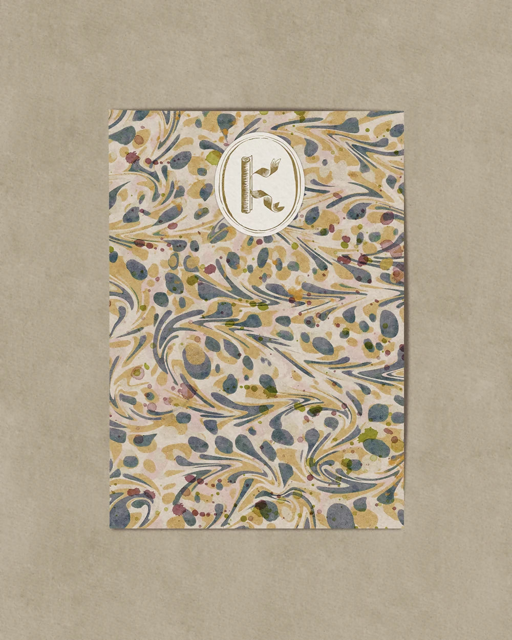 MARBLE HARLEQUIN WALLPAPER BY THE KENSINGTON PAPERIE