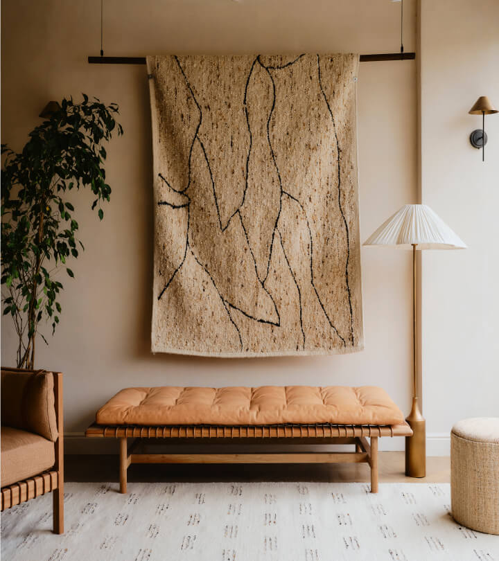 FIELDS WITH THIN SUN BORDER RUG