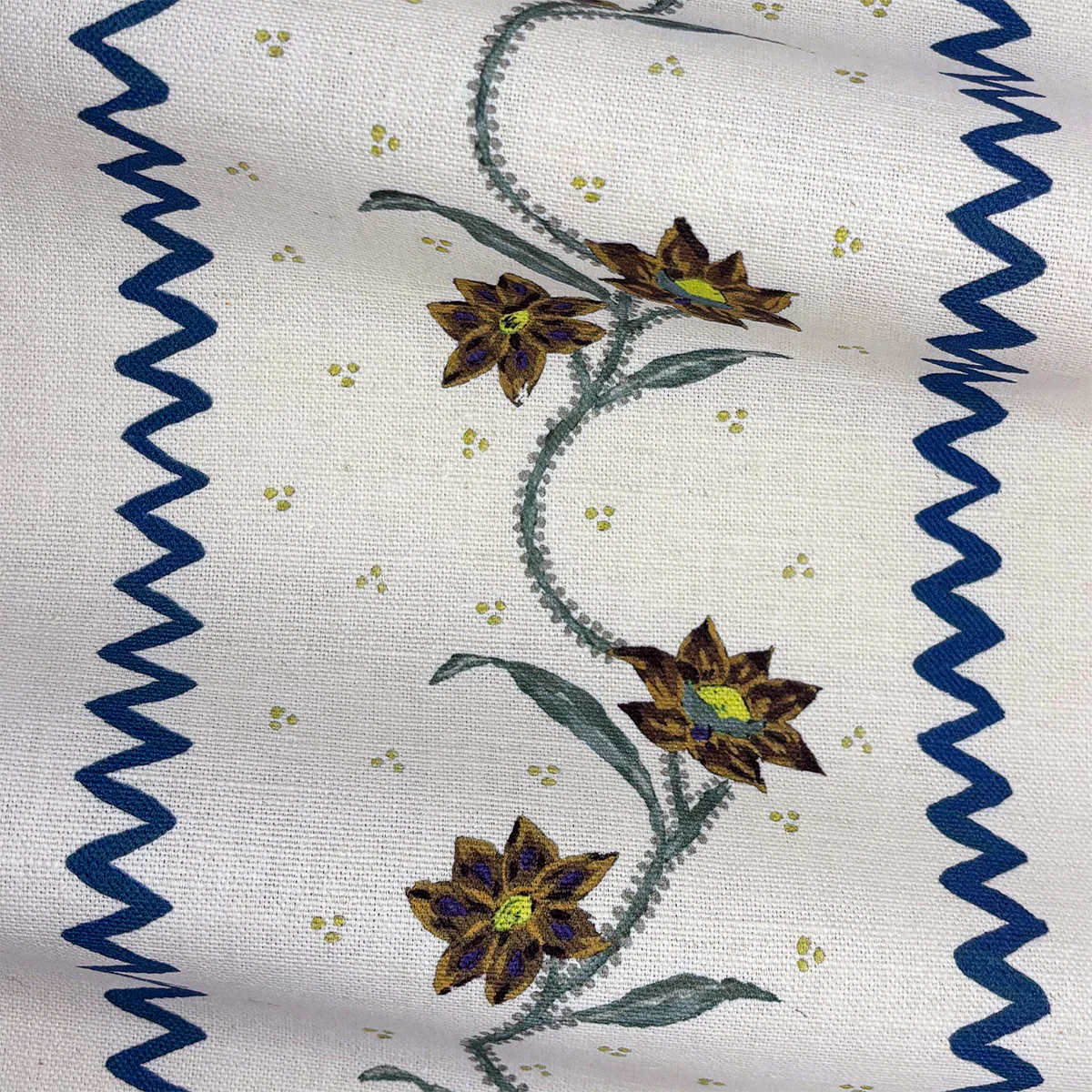 FRANQUEMONT FLORAL STRIPE, MIDNIGHT TRUFFLE FROM HAINES