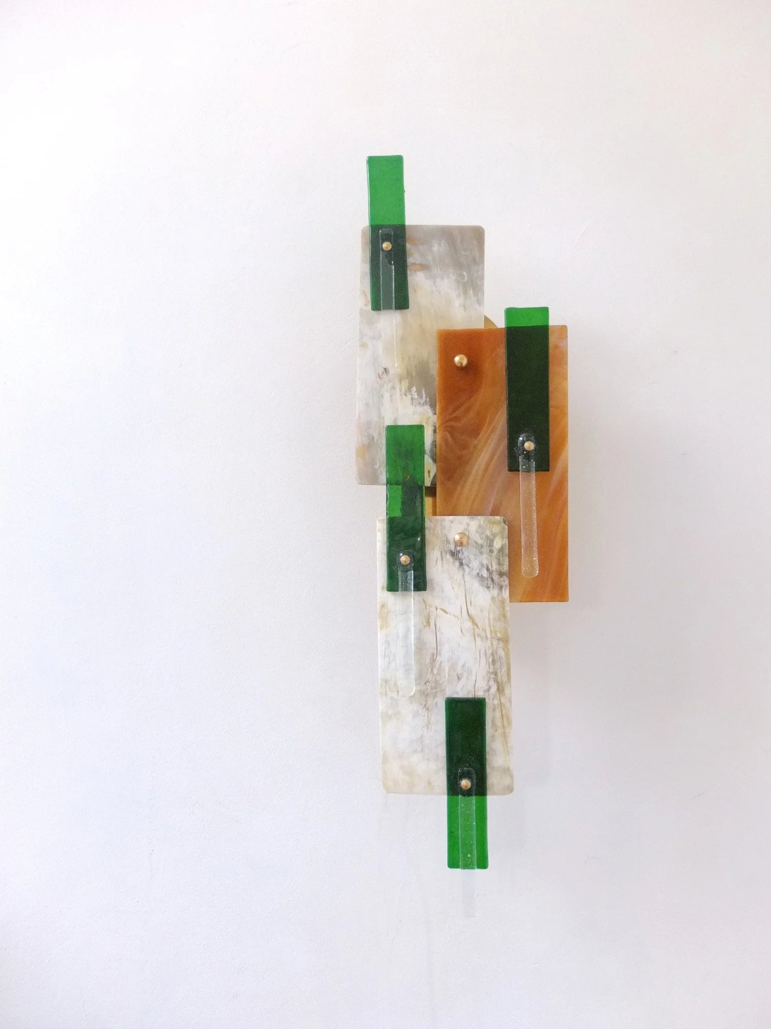 HORN AND GLASS WALL LIGHTS BY CHARLOTTE PACKE