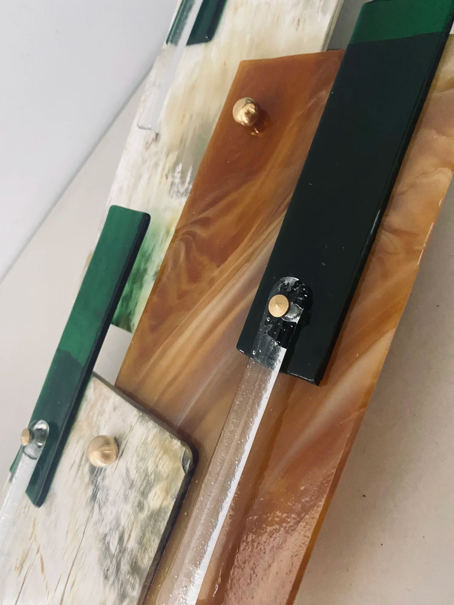 HORN AND GLASS WALL LIGHTS BY CHARLOTTE PACKE