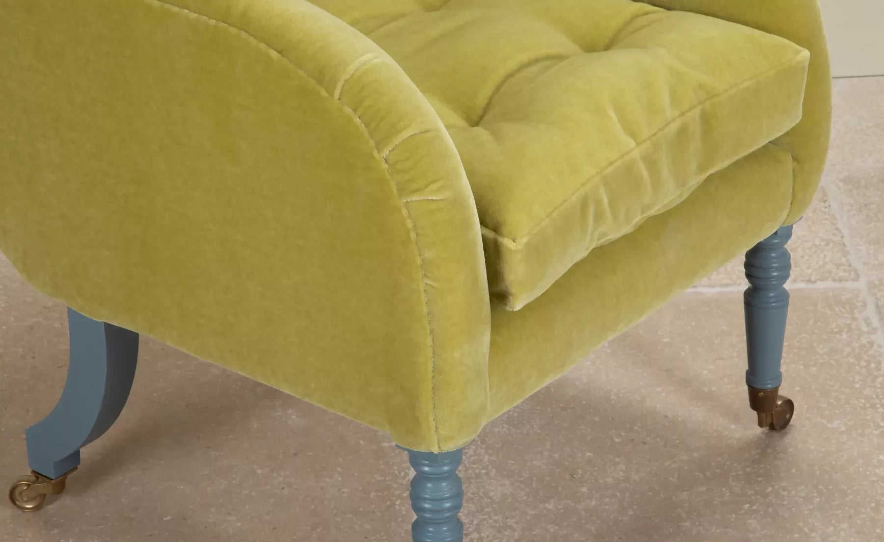 EBURY ARMCHAIR WITH PAINTED LEGS BY LORFORDS CONTEMPORARY
