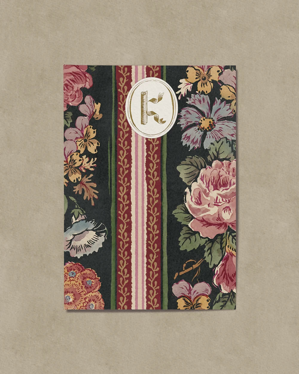 GERTRUDE EBONY WALLPAPER BY THE KENSINGTON PAPERIE