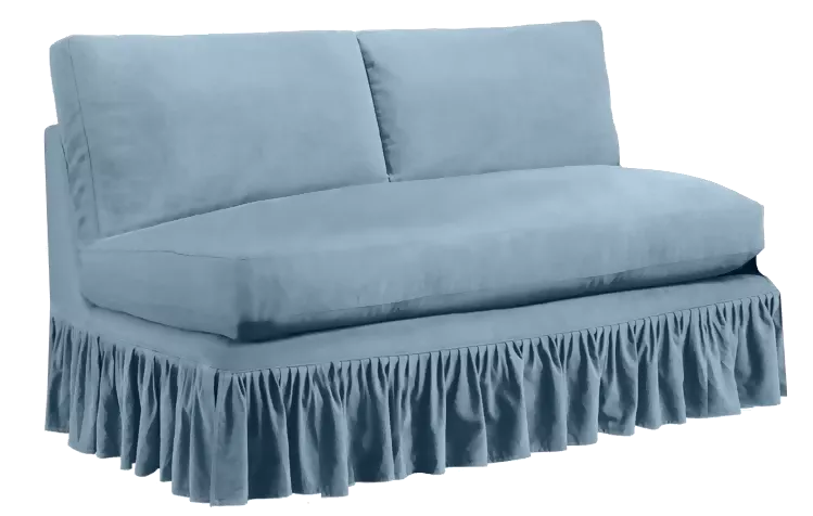 SEREN FRILL SLIPCOVER SOFA BY MARO HOME