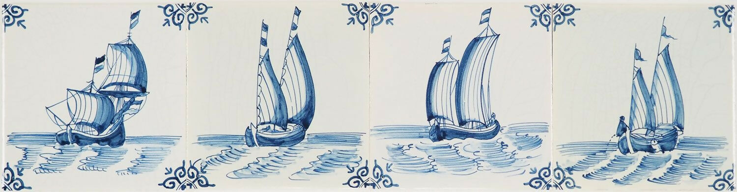 Pattern of blue sailing ships on a white background,available to buy from the-salon.com. SALON curates the finest unique handmade pieces from the interior industry's best makers and brands. Shop luxury furniture, lighting, rugs, art, antiques and vintage pieces and accessories from SALON interior designed rooms. 
