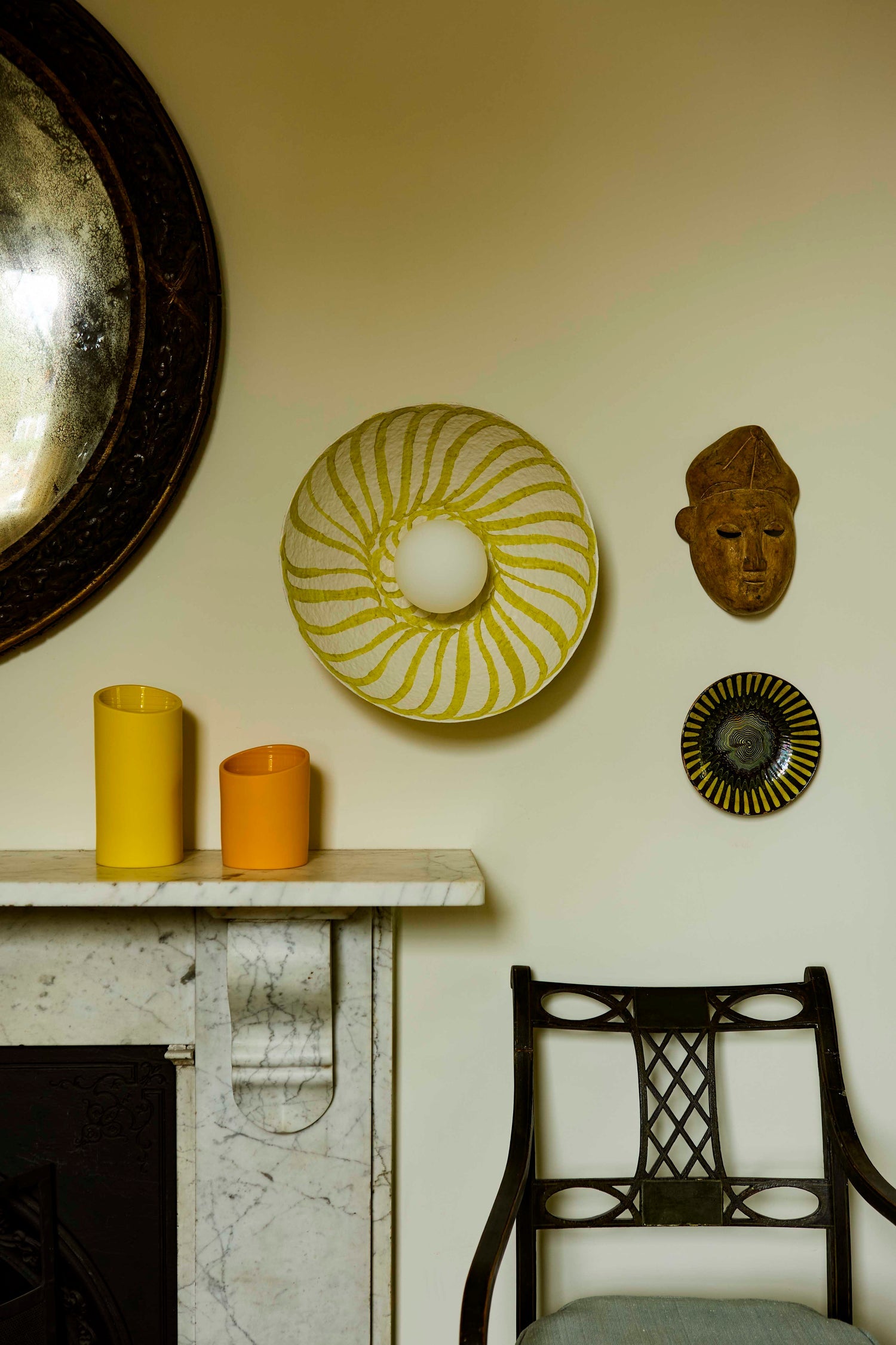 LARGE ORB WALL LIGHT