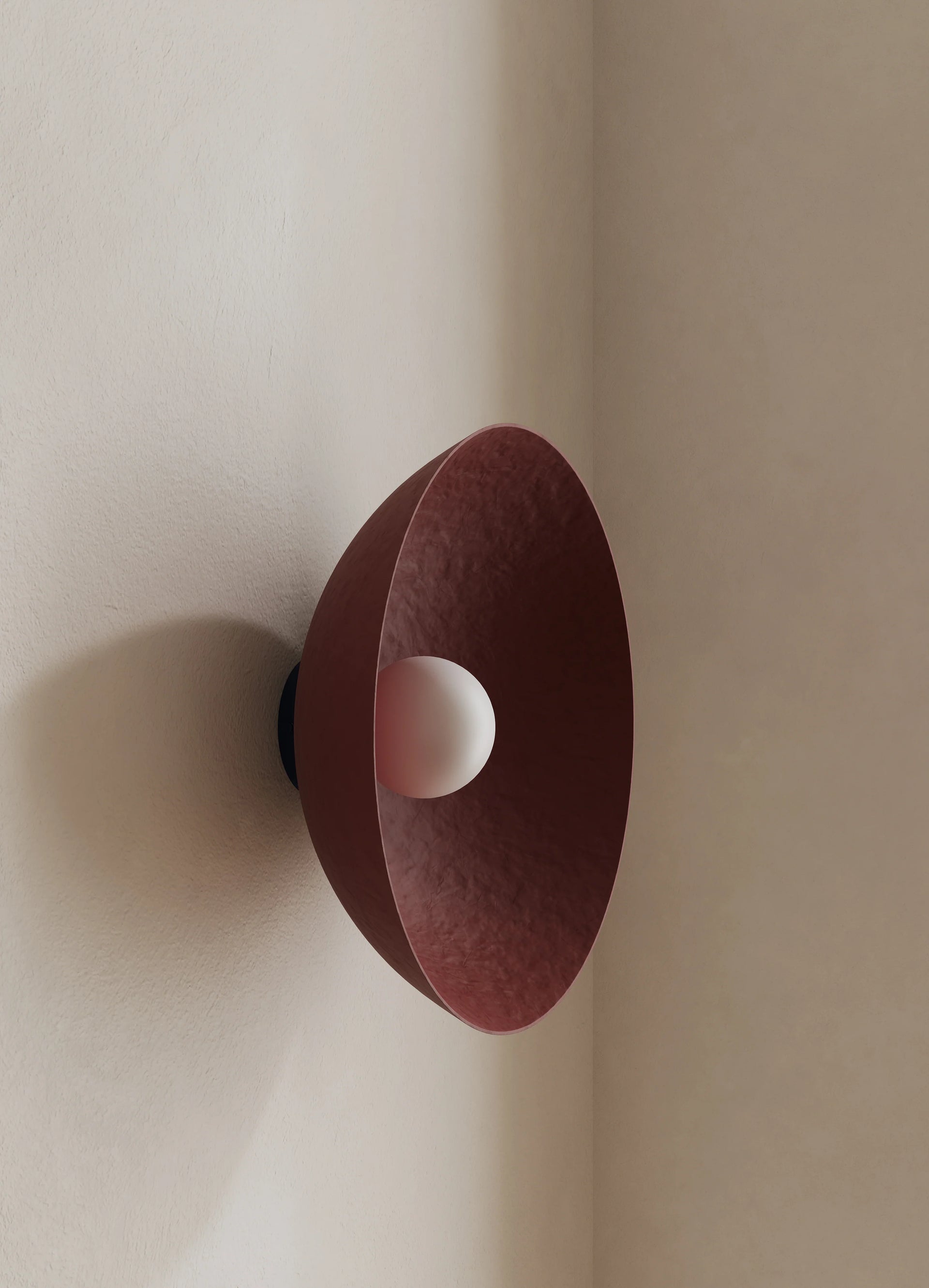 LARGE ORB WALL LIGHT