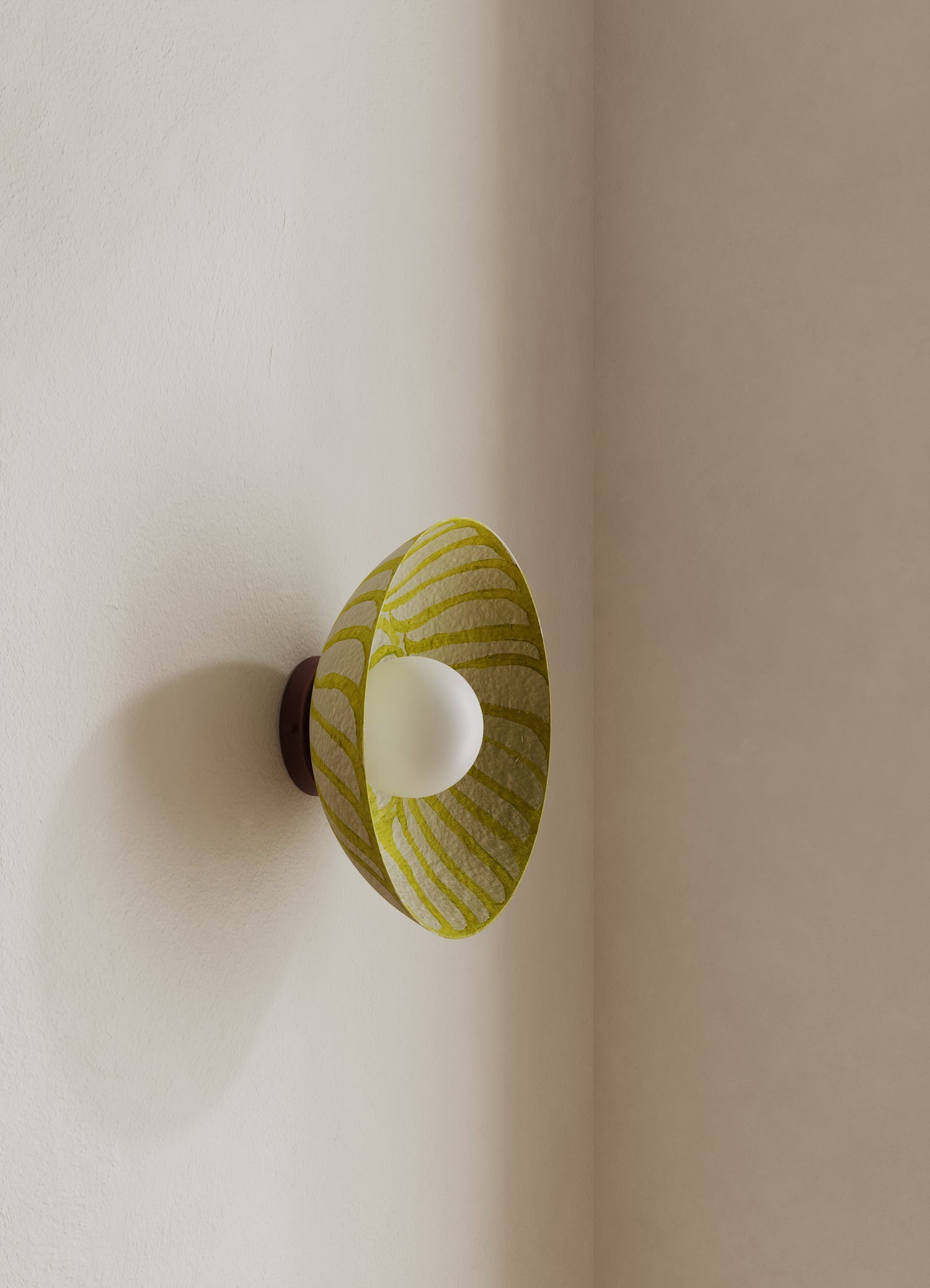 LARGE ORB WALL LIGHT