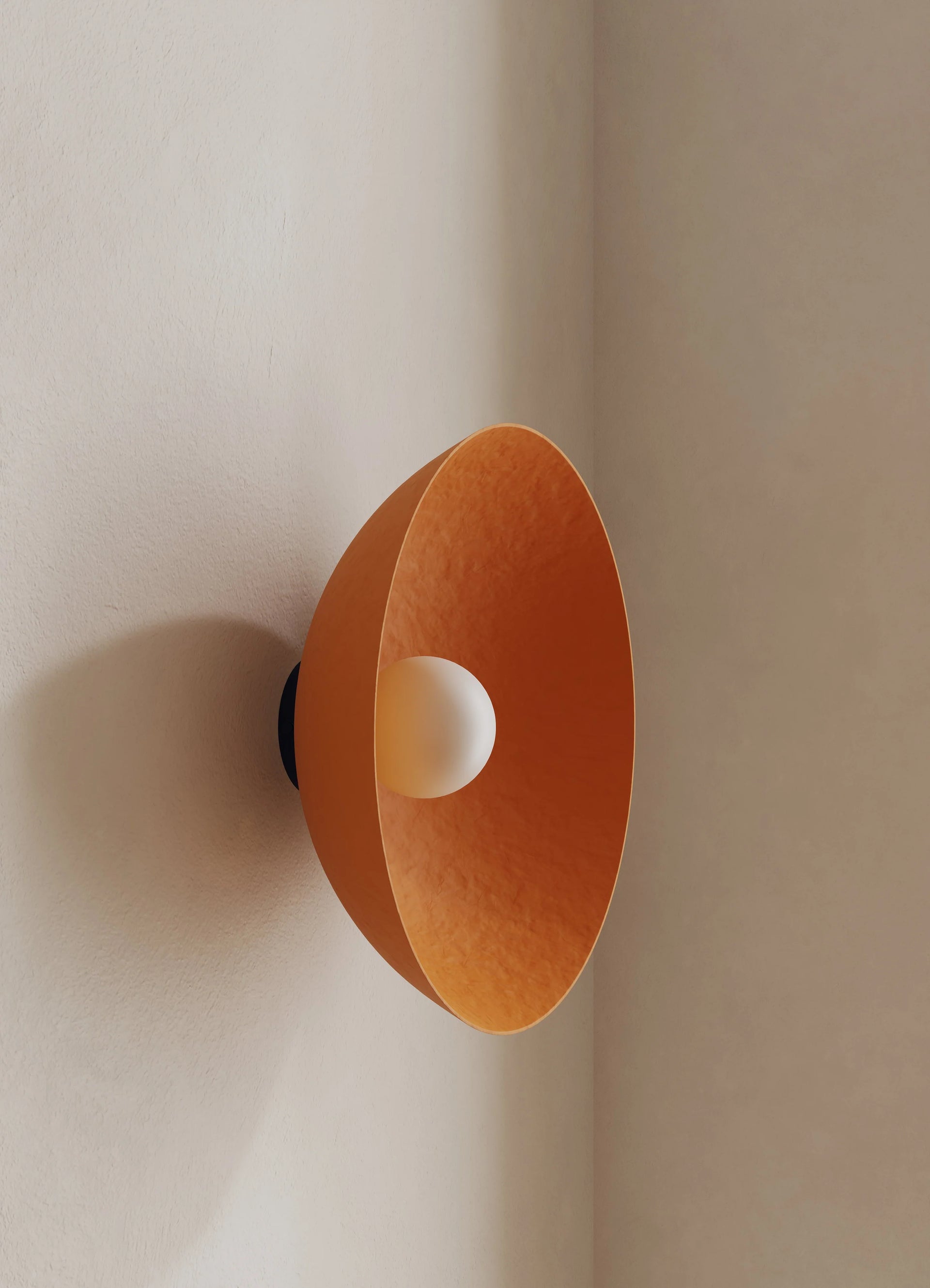 LARGE ORB WALL LIGHT