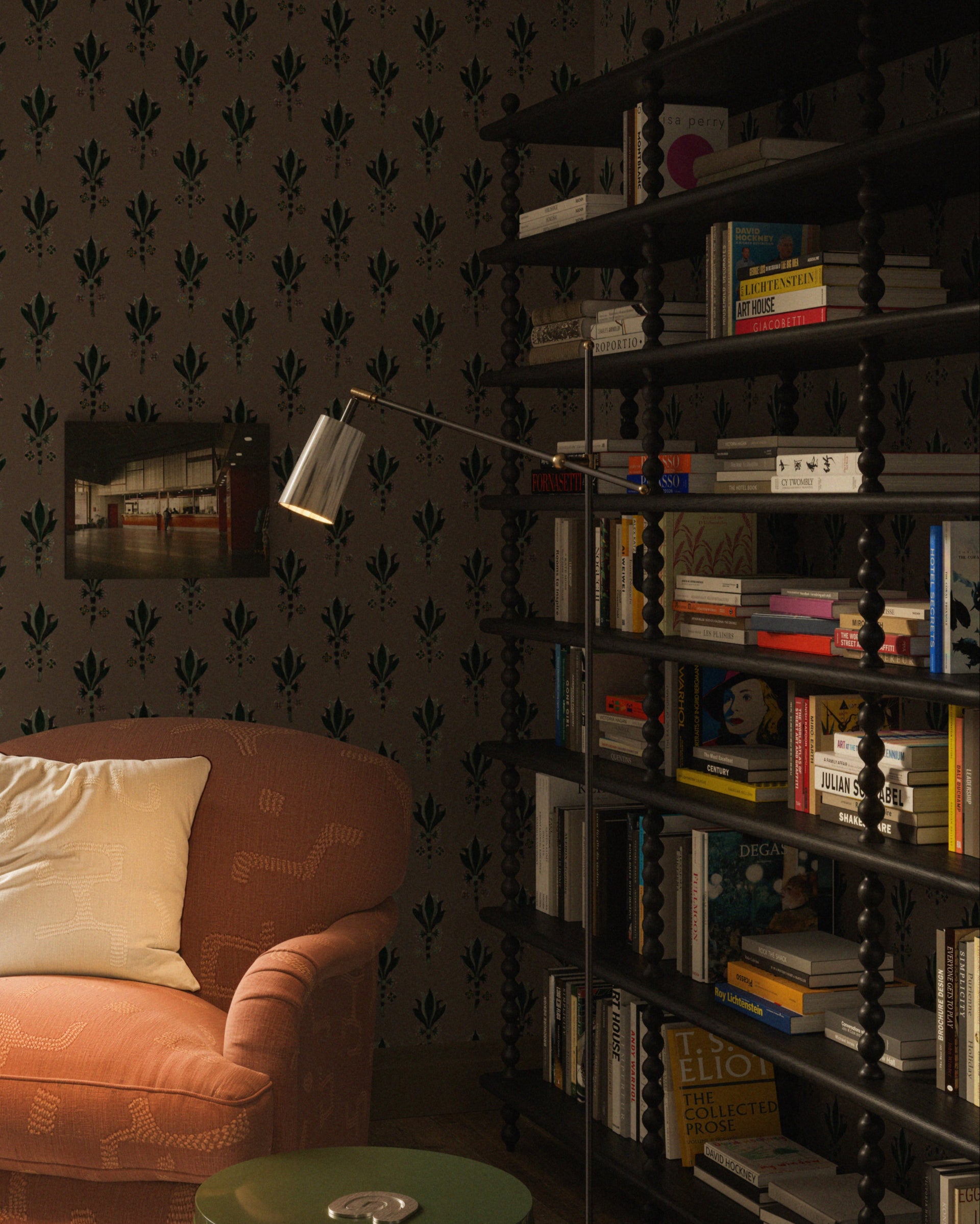 BOBBIN BOOKCASE BY ALFRED NEWALL