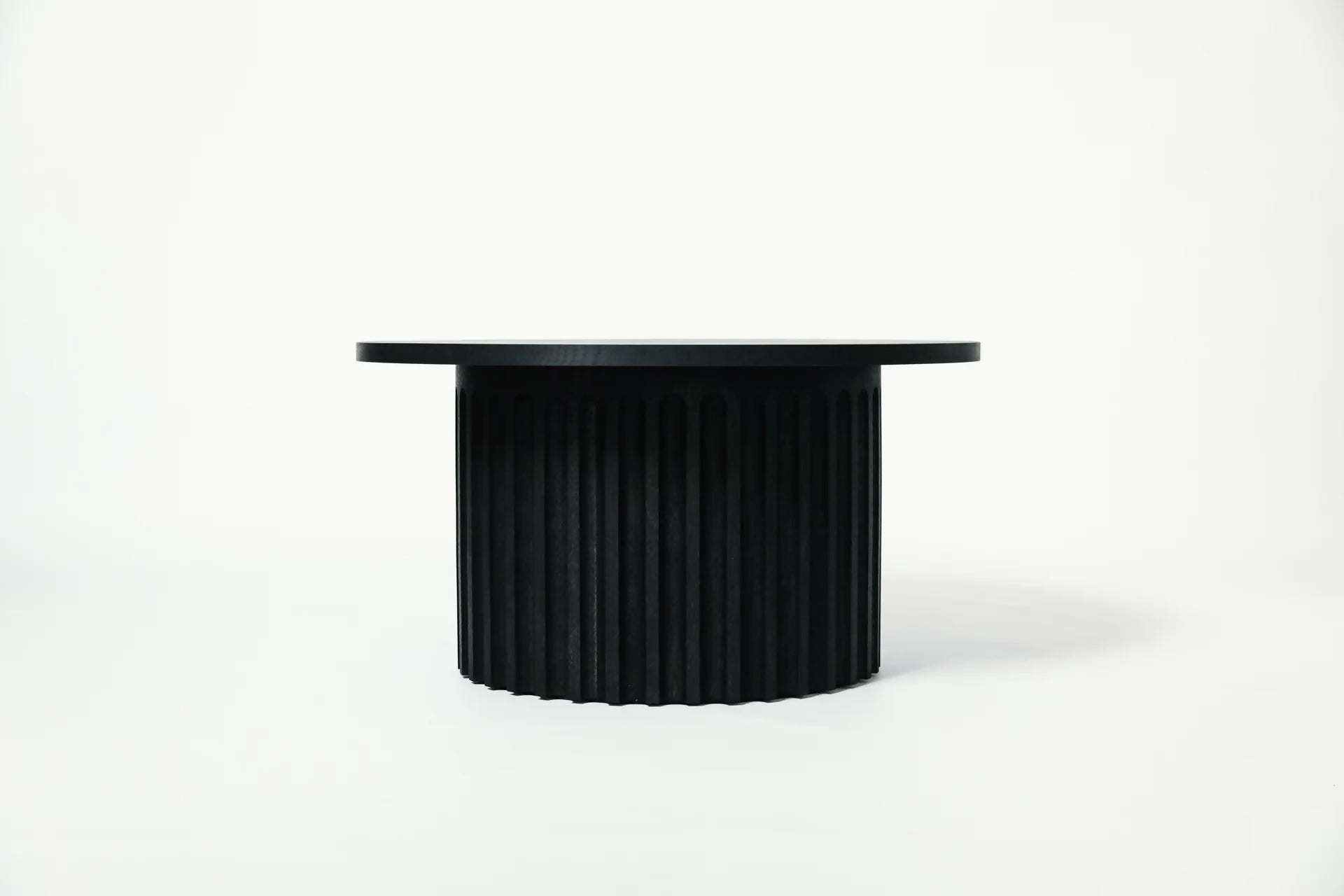FLUTED COFFEE TABLE BY GALVIN BROTHERS