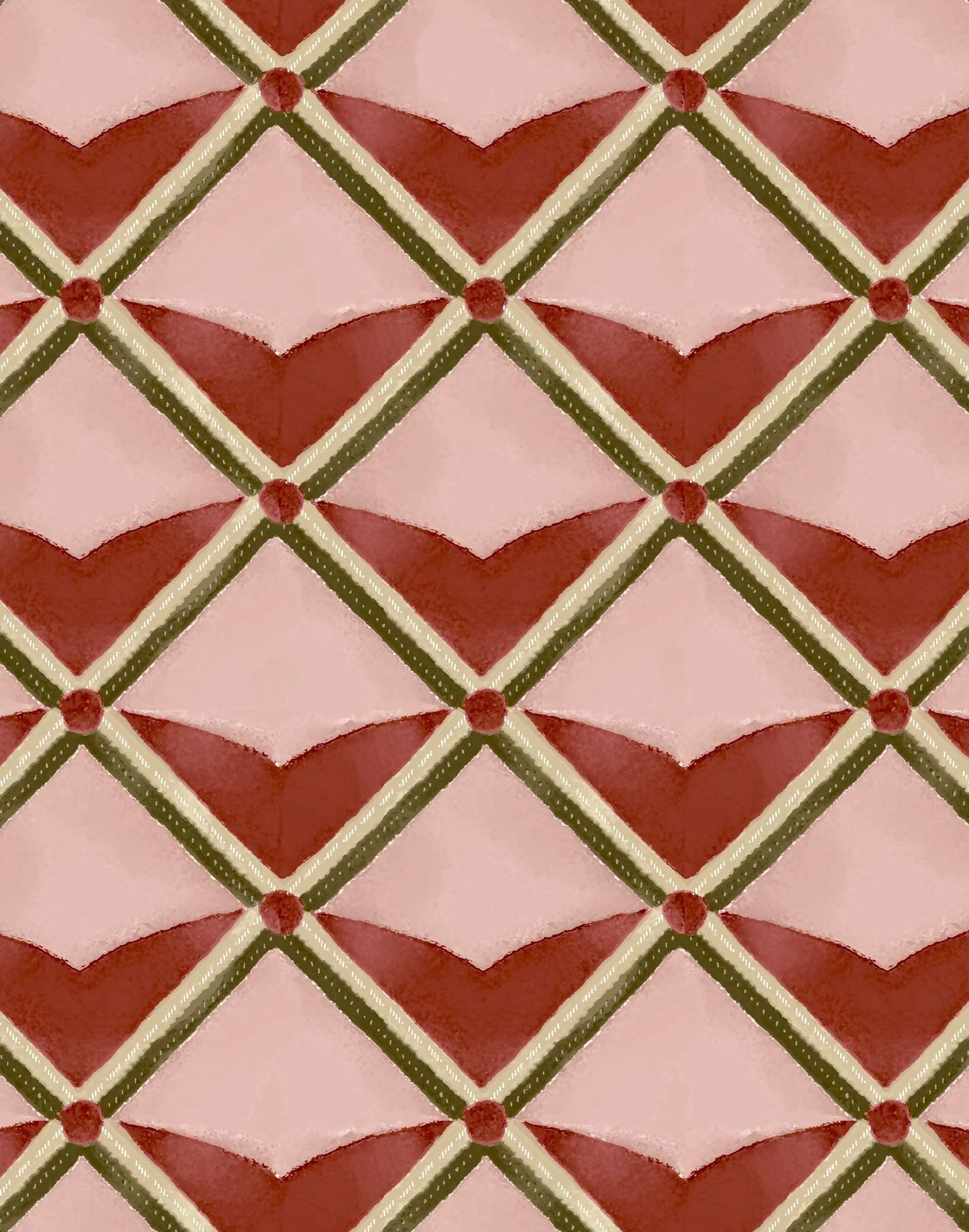 VERSTER OXBLOOD WALLPAPER BY FRANQUEMONT