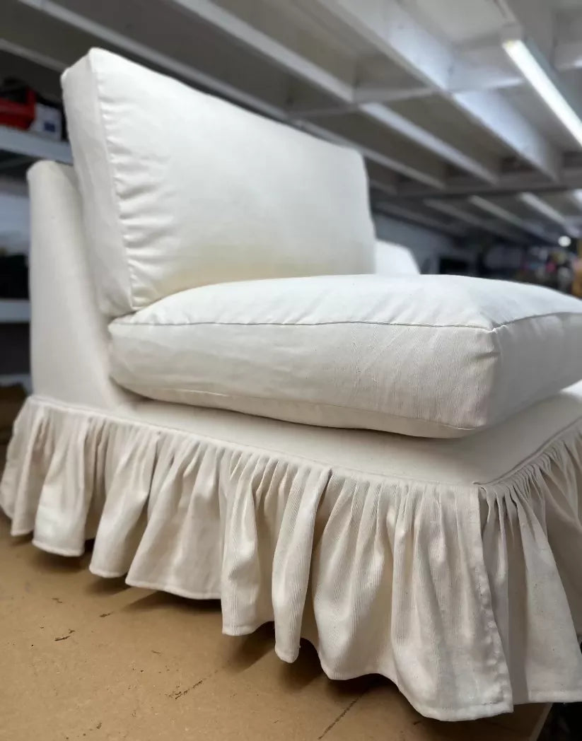 SEREN FRILL SLIPCOVER SOFA BY MARO HOME