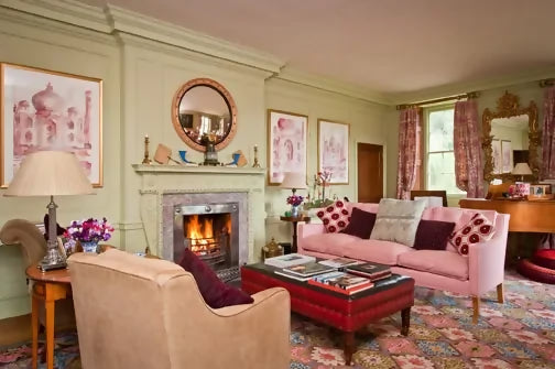 Living room with the paint colour,available to buy from the-salon.com. SALON curates the finest unique handmade pieces from the interior industry's best makers and brands. Shop luxury furniture, lighting, rugs, art, antiques and vintage pieces and accessories from SALON interior designed rooms. 