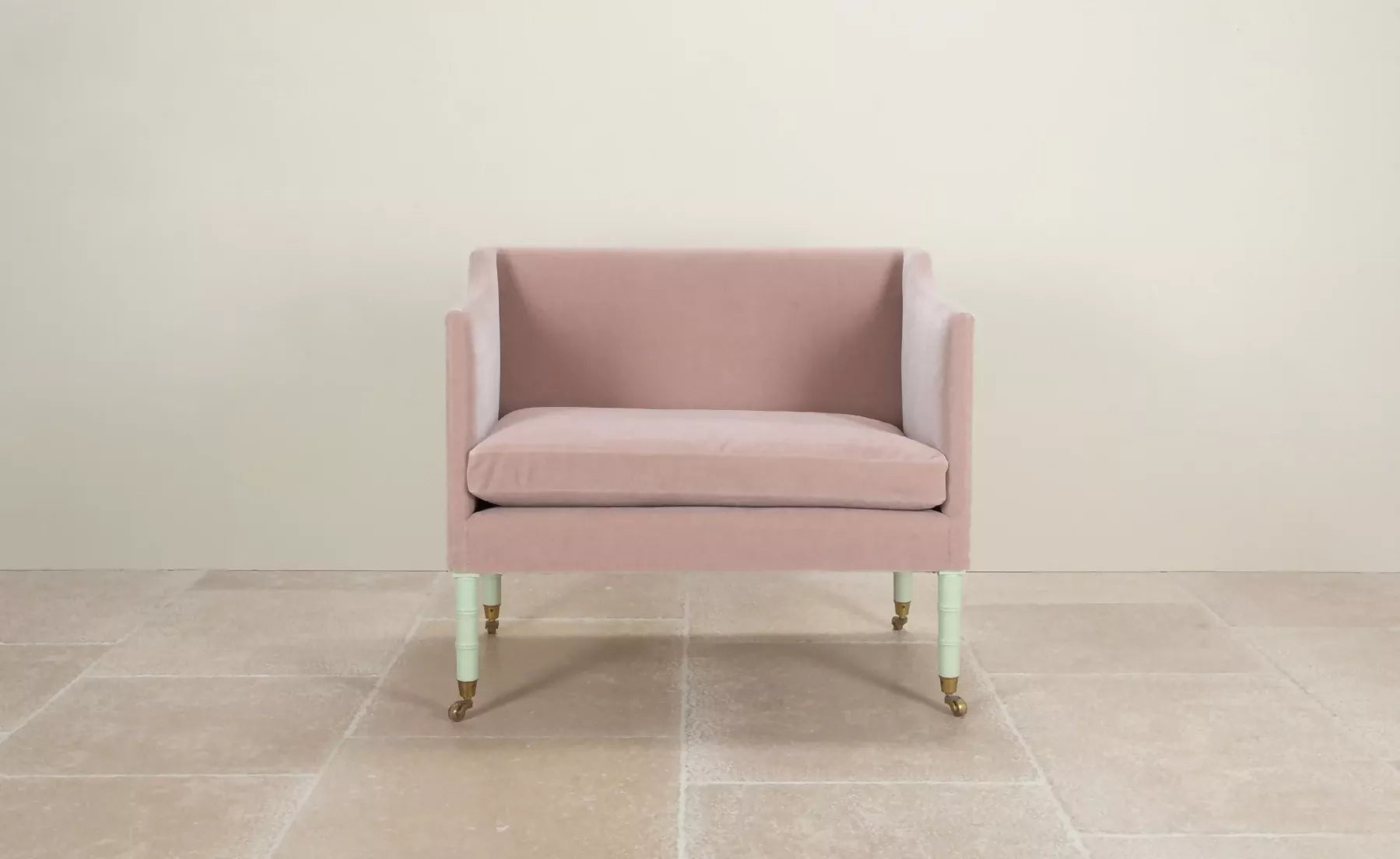 BRIGHTON ARMCHAIR WITH PAINTED LEGS BY LORFORDS CONTEMPORARY