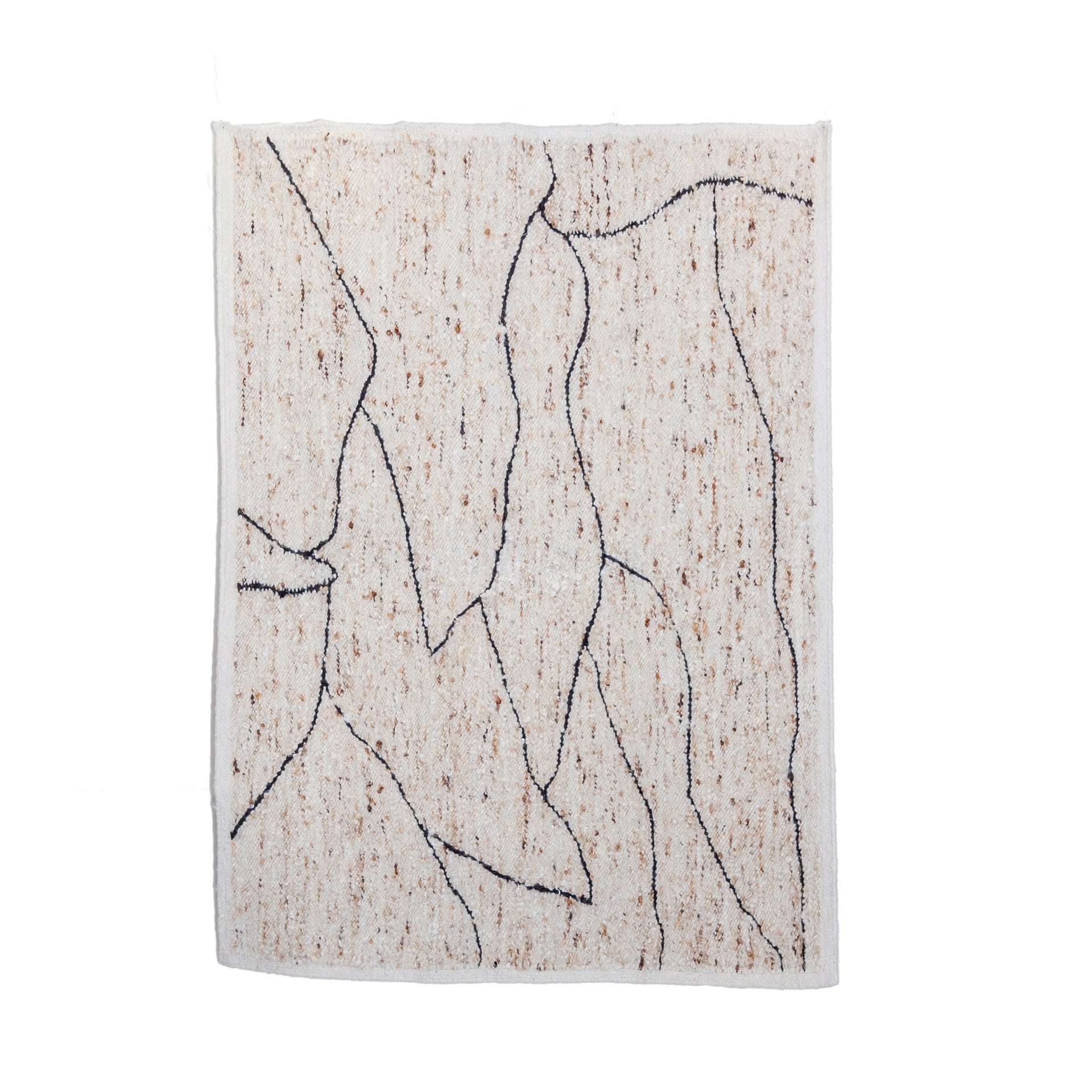 FIELDS WITH THIN SUN BORDER RUG