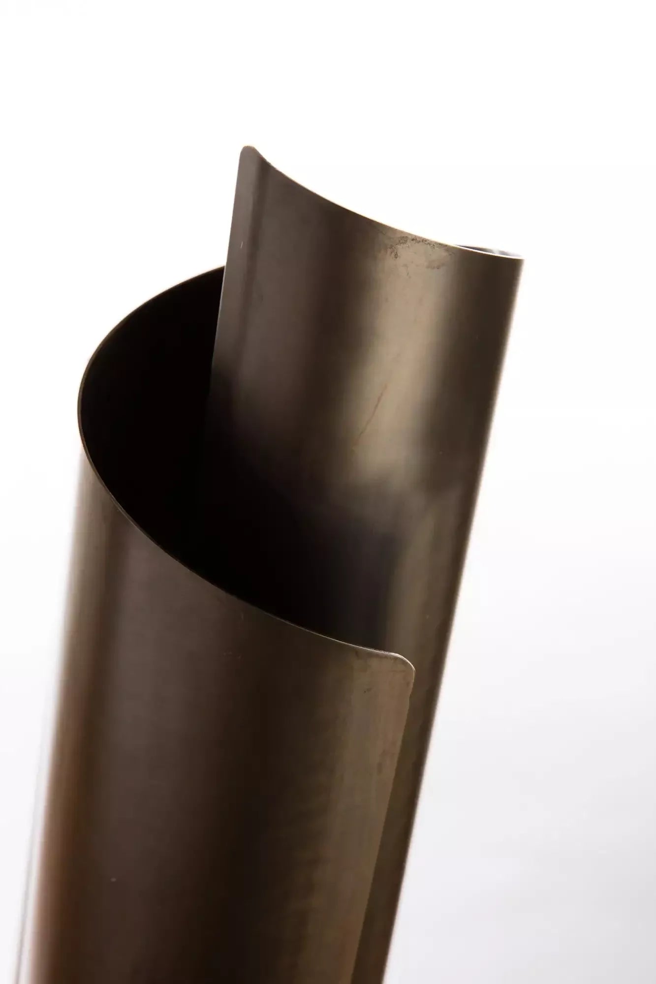 THE CURVE WALL SCONCES IN ANTIQUE BRASS BY ANDREW KORNAT