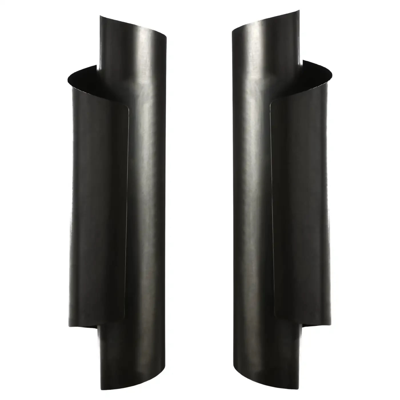 THE CURVE WALL SCONCES IN BLACK BRASS BY ANDREW KORNAT