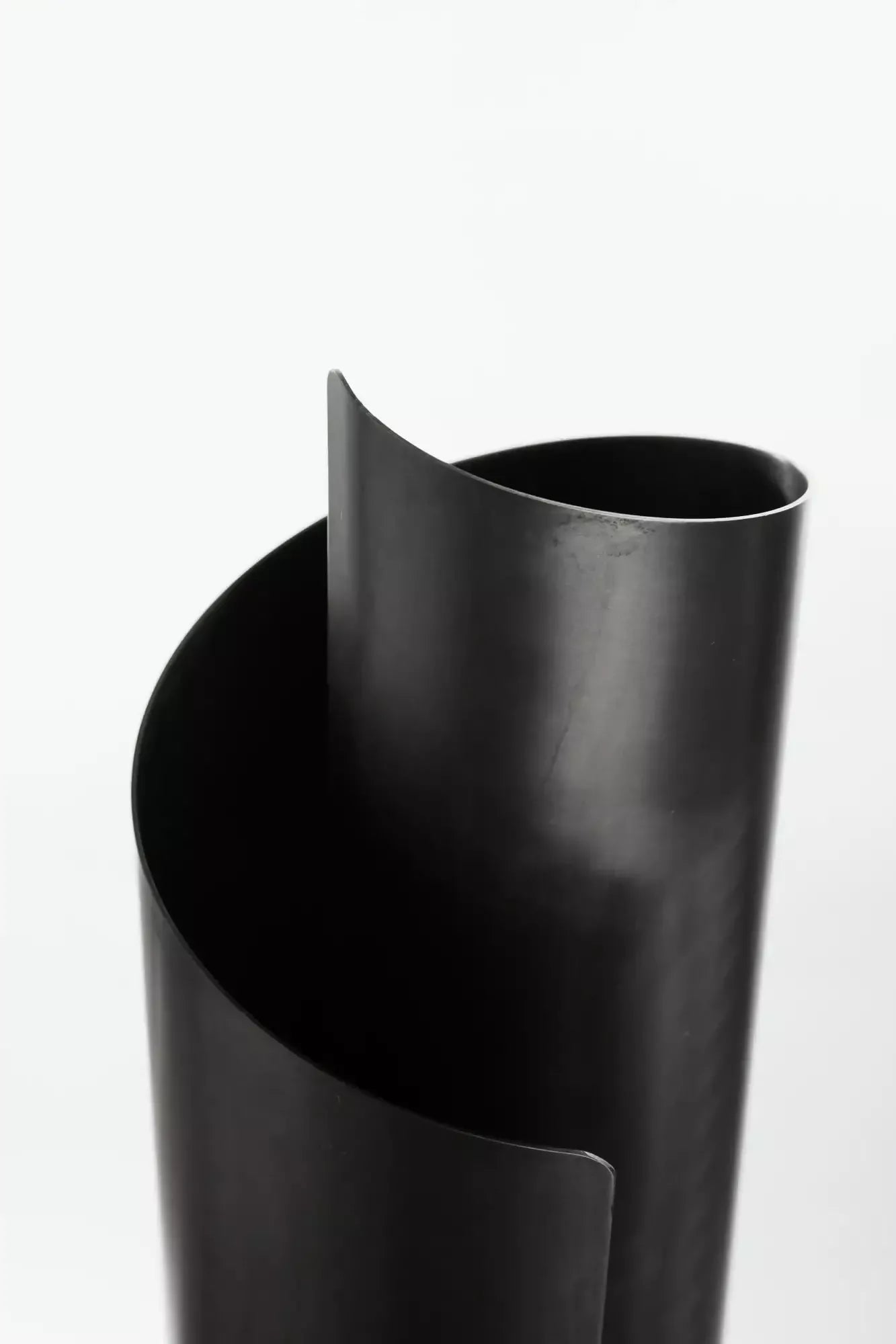 THE CURVE WALL SCONCES IN BLACK BRASS BY ANDREW KORNAT