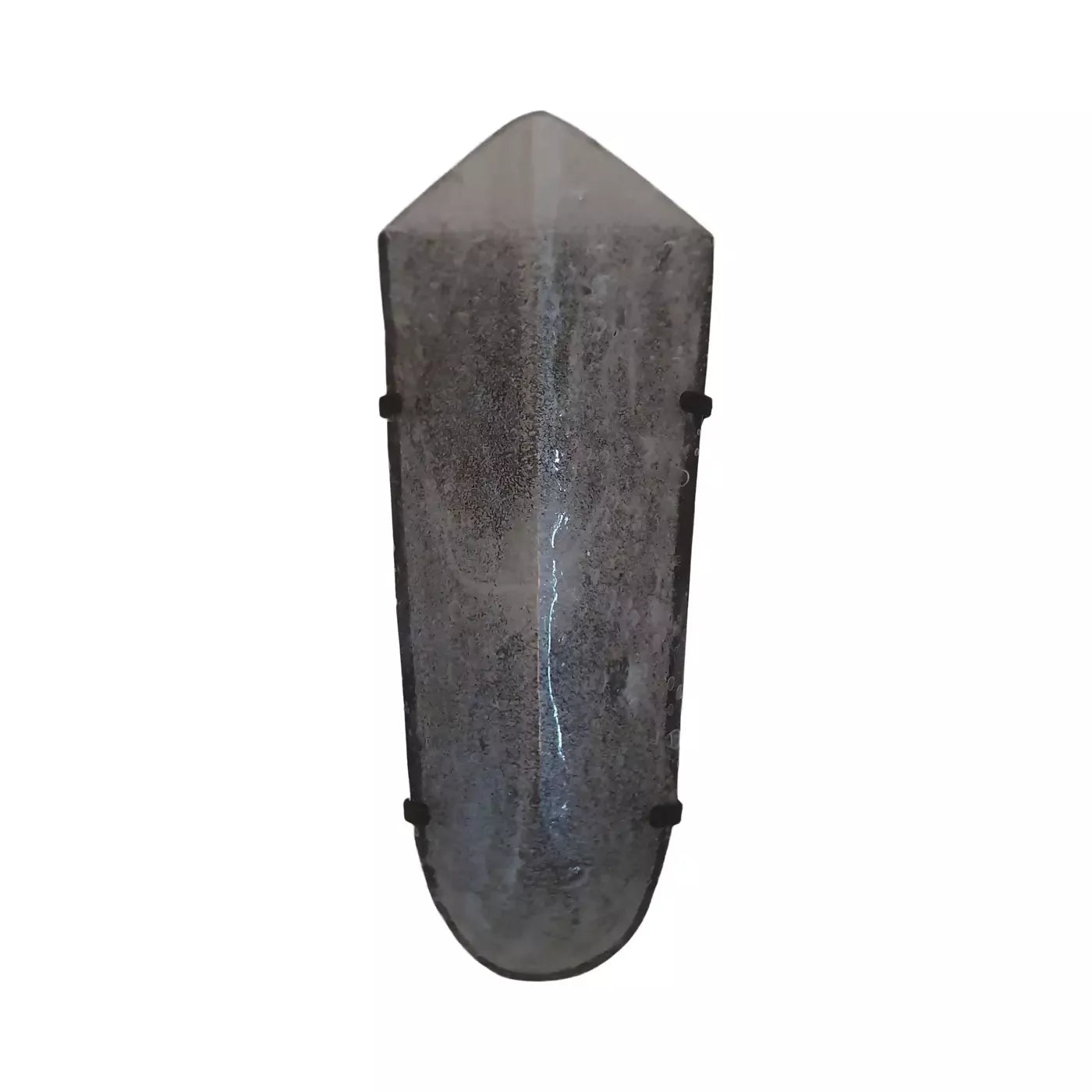 THE MURANO GLASS ICE SCONCE IN CLEAR CRISTALLO BY ANDREW KORNAT