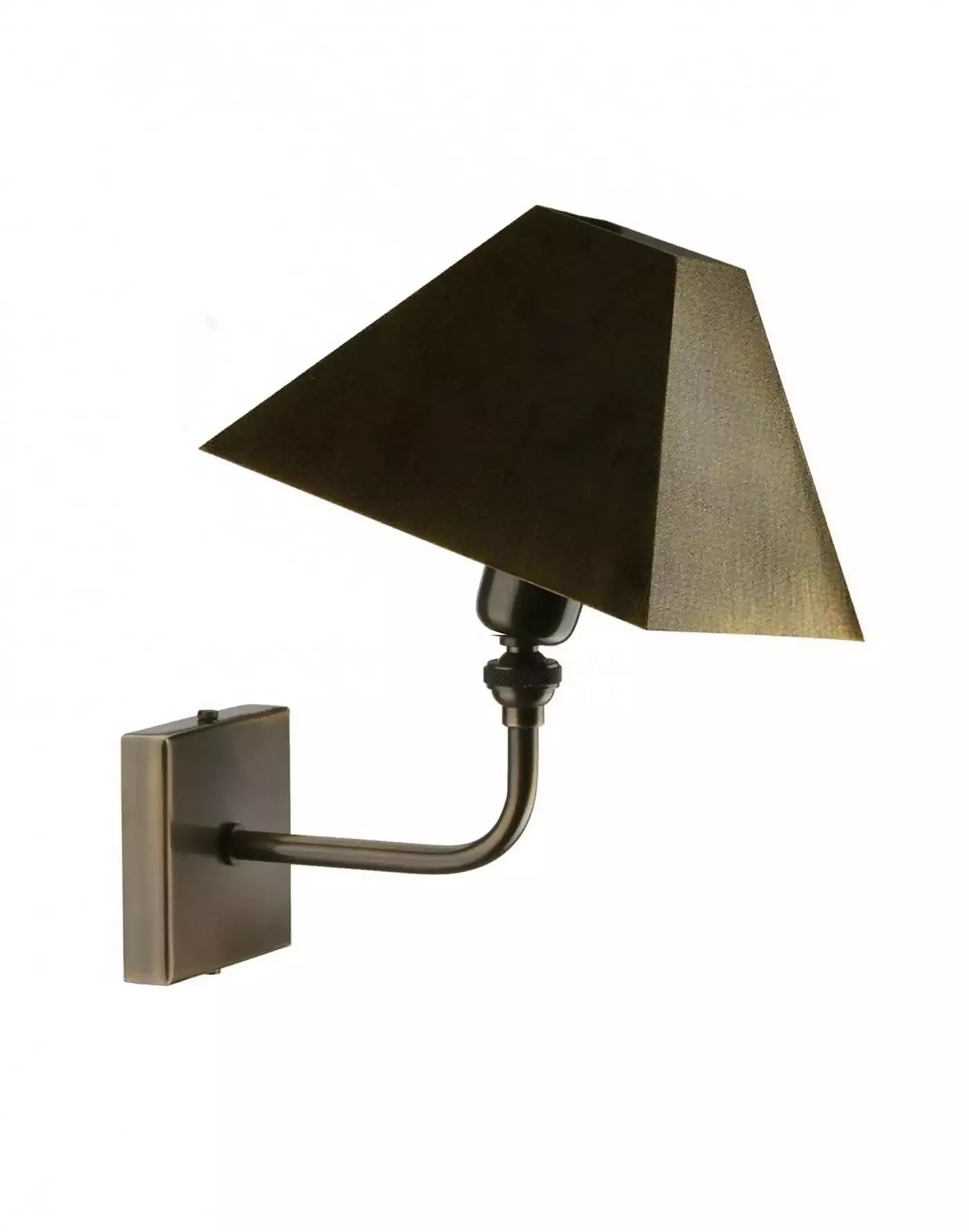 THE PYRAMID WALL SCONCE IN BRONZE FINISH BY ANDREW KORNAT