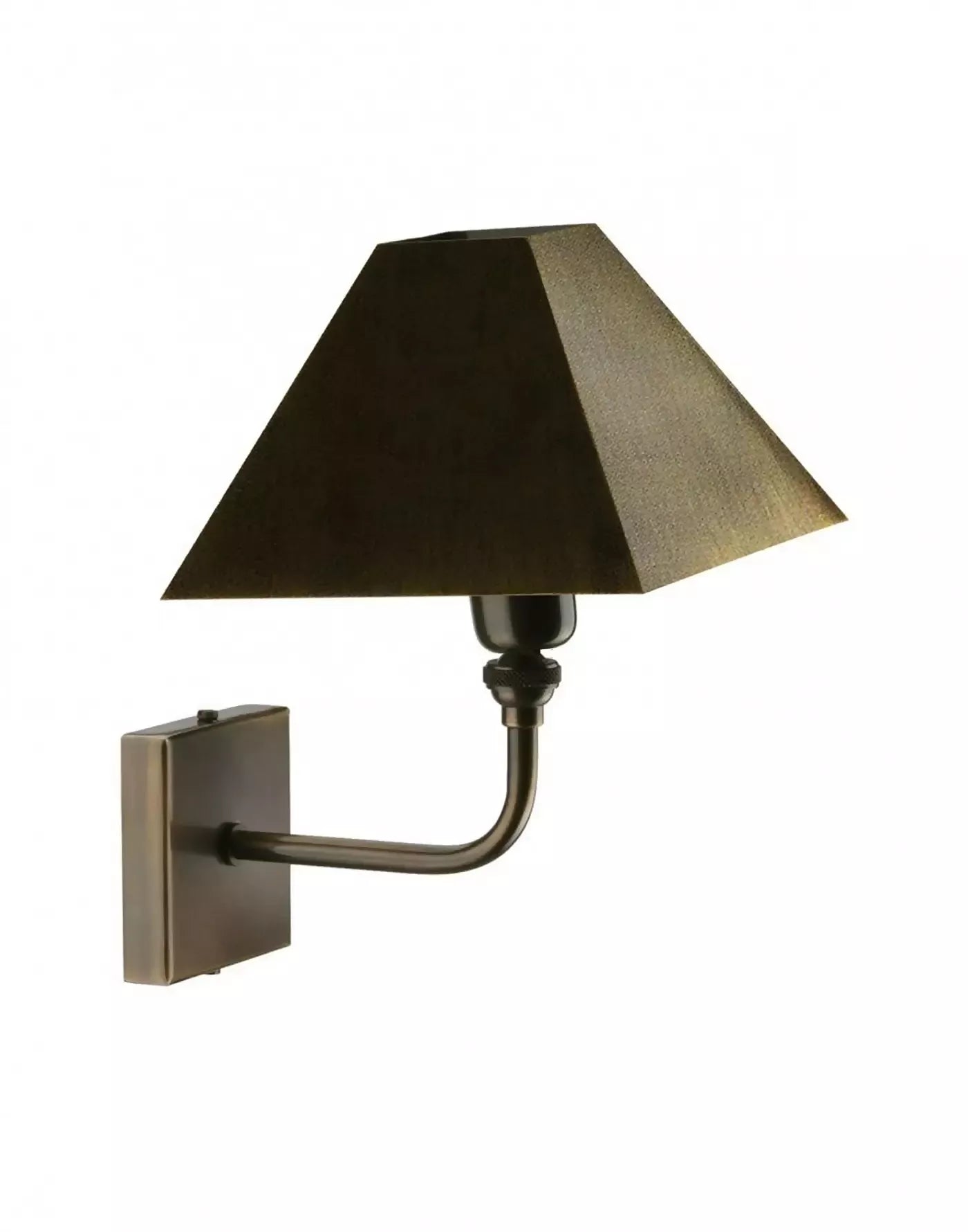 THE PYRAMID WALL SCONCE IN BRONZE FINISH BY ANDREW KORNAT