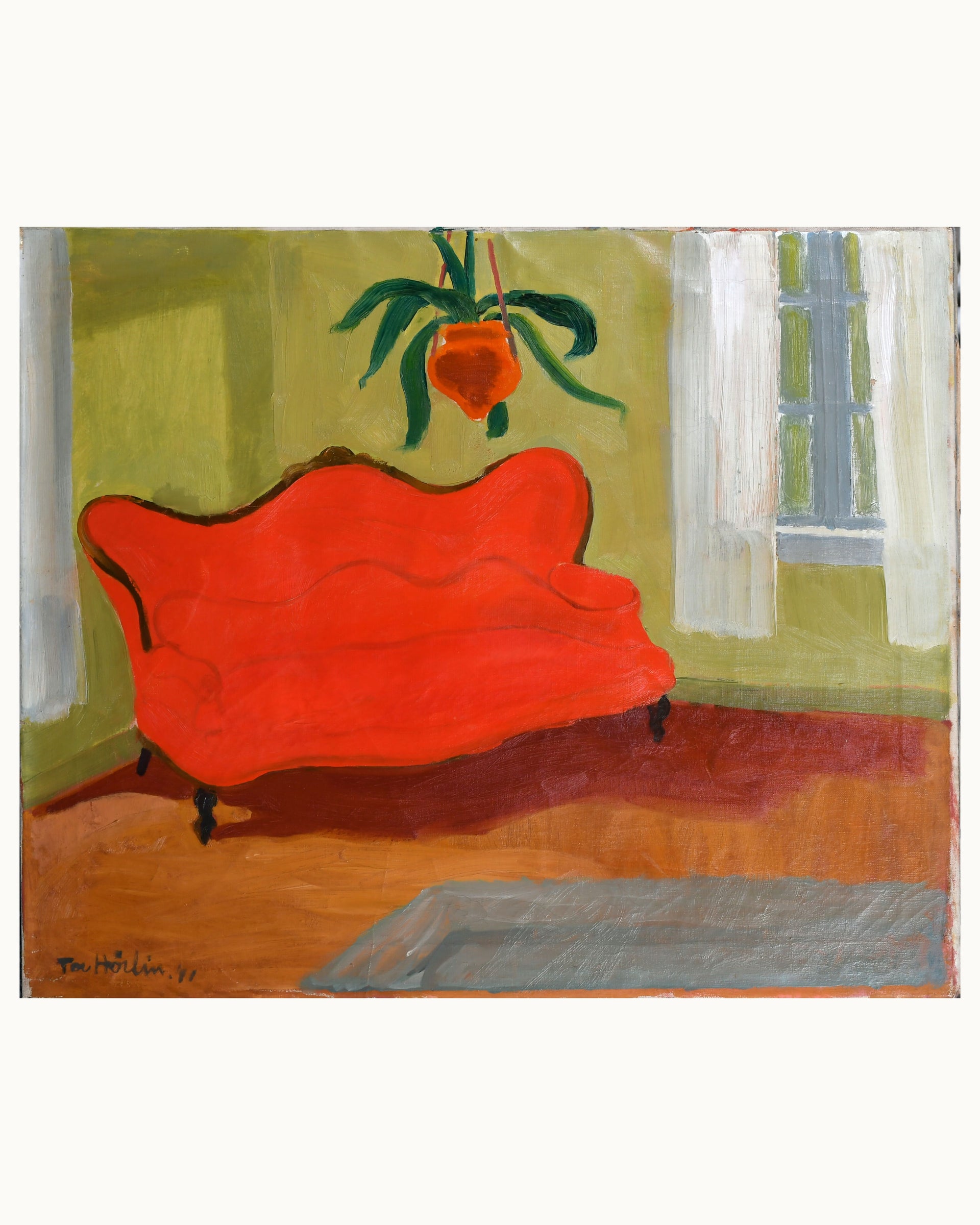 SOFA BY TOR HÖRLIN FROM FLOWERS, MOUNTAINS, ETC