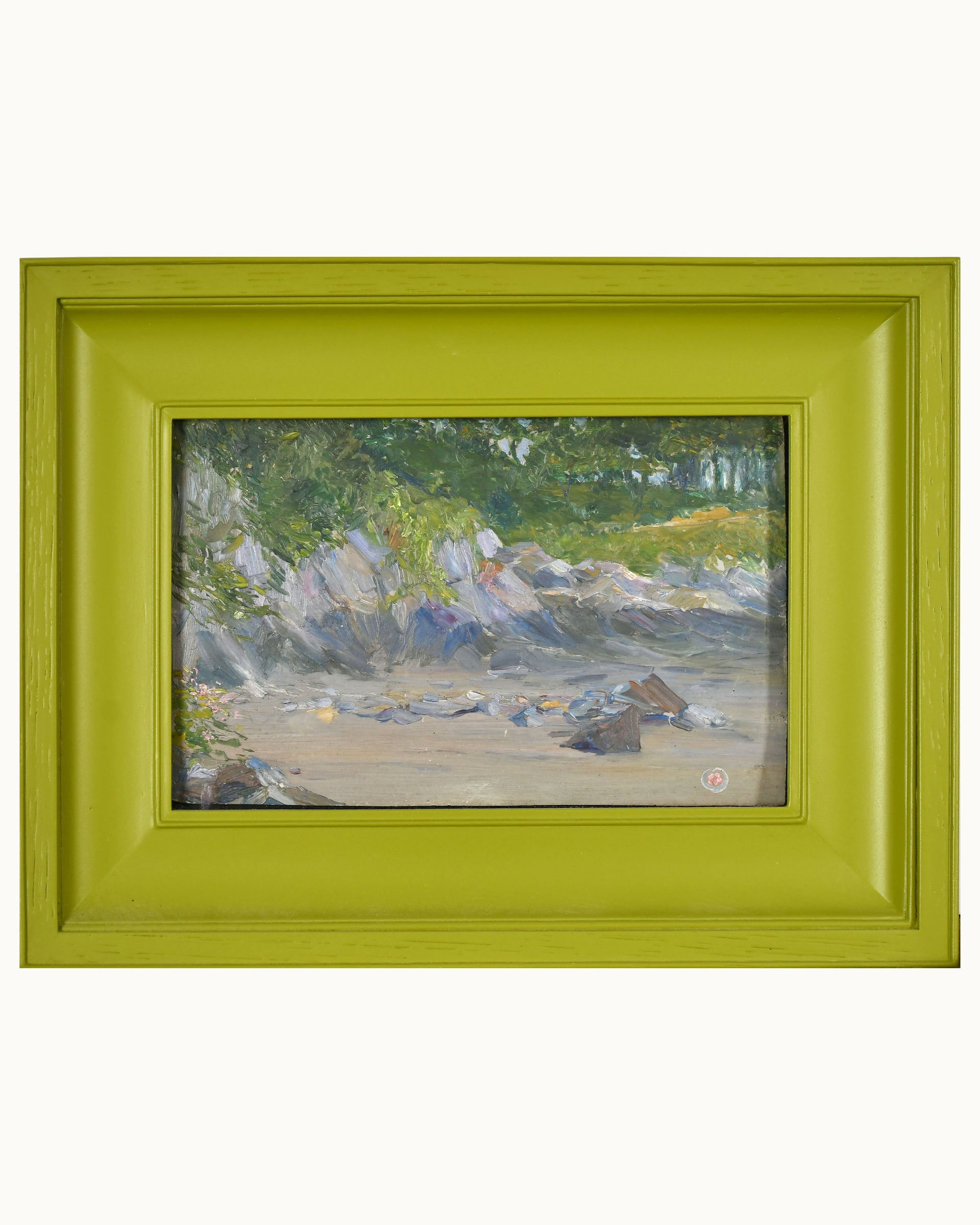 ROCKY SHORE BY PERCYVAL TUDOR-HART FROM FLOWERS, MOUNTAINS, ETC