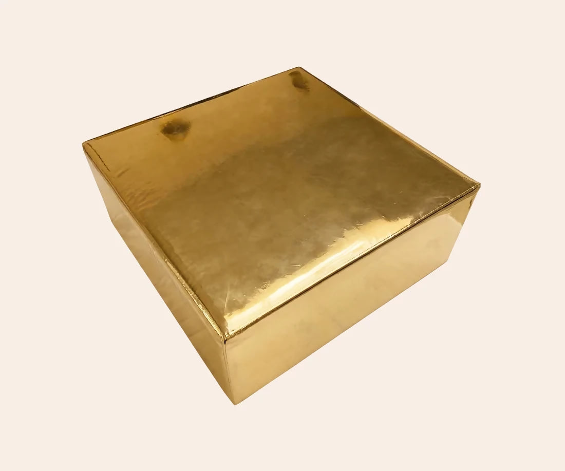 DISCO OTTOMAN, GOLD BY CERAUDO