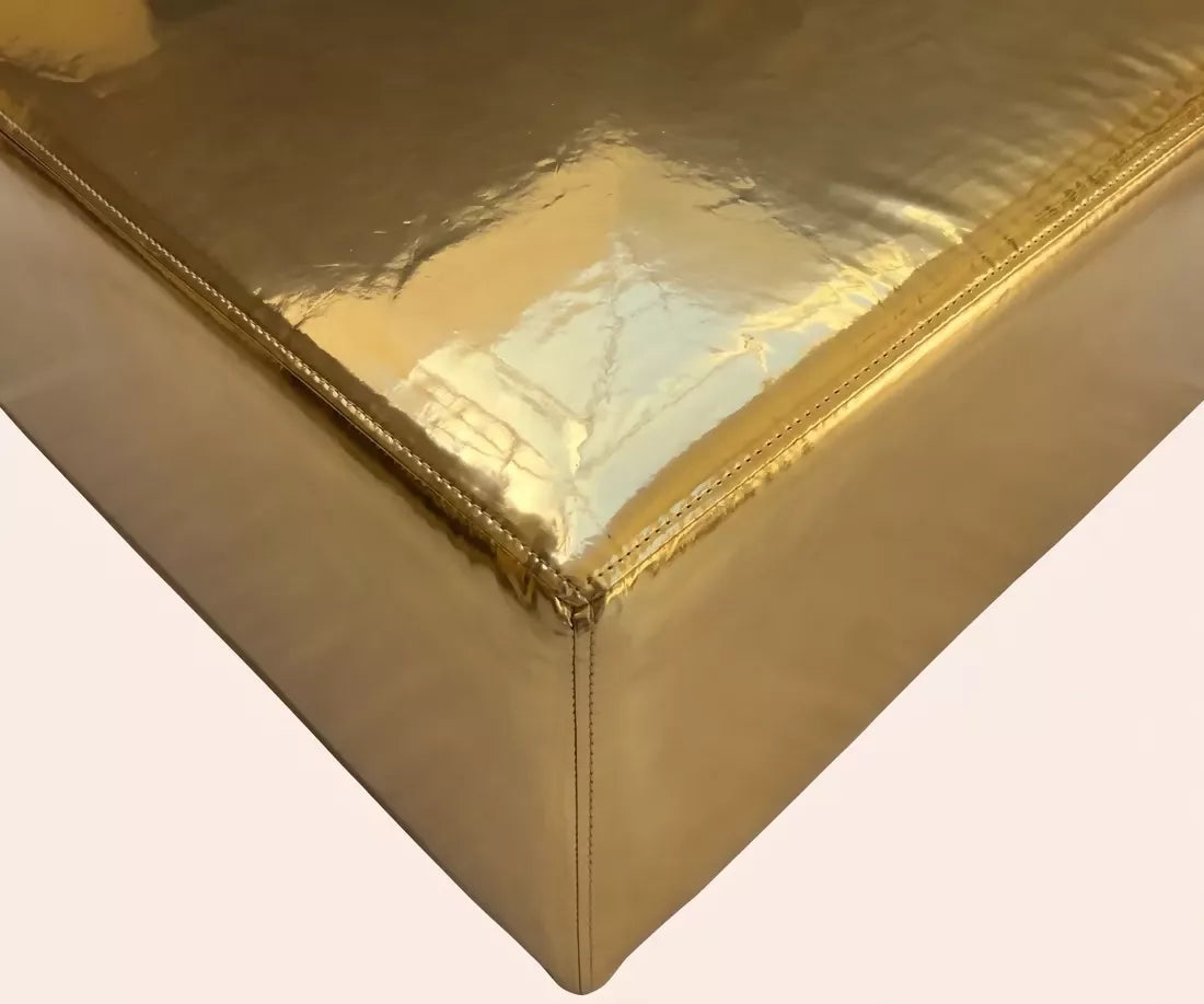 DISCO OTTOMAN, GOLD BY CERAUDO