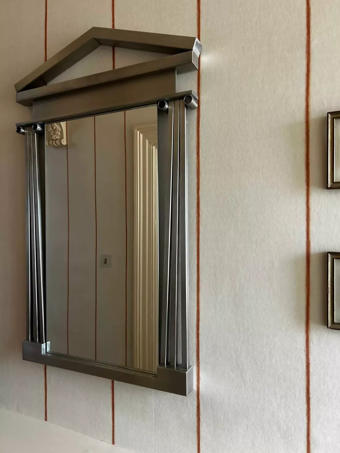 SCARPA MIRROR, BRUSHED CHROME BY CERAUDO