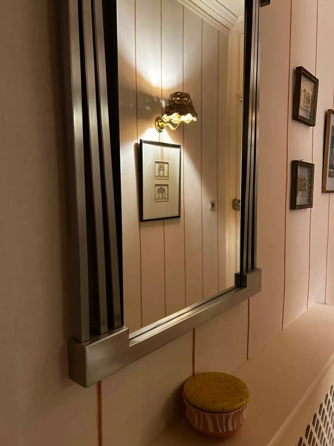 SCARPA MIRROR, BRUSHED CHROME BY CERAUDO