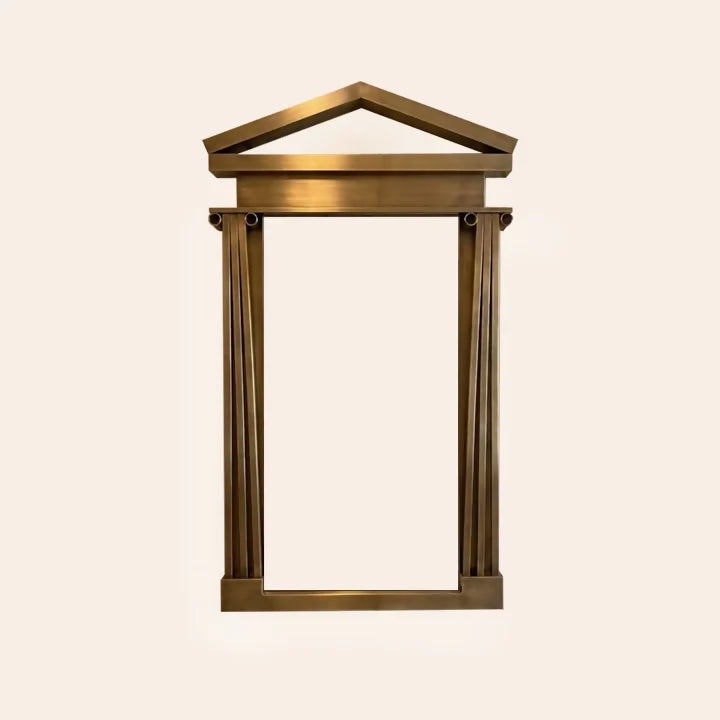 SCARPA MIRROR, BRUSHED GOLD BY CERAUDO