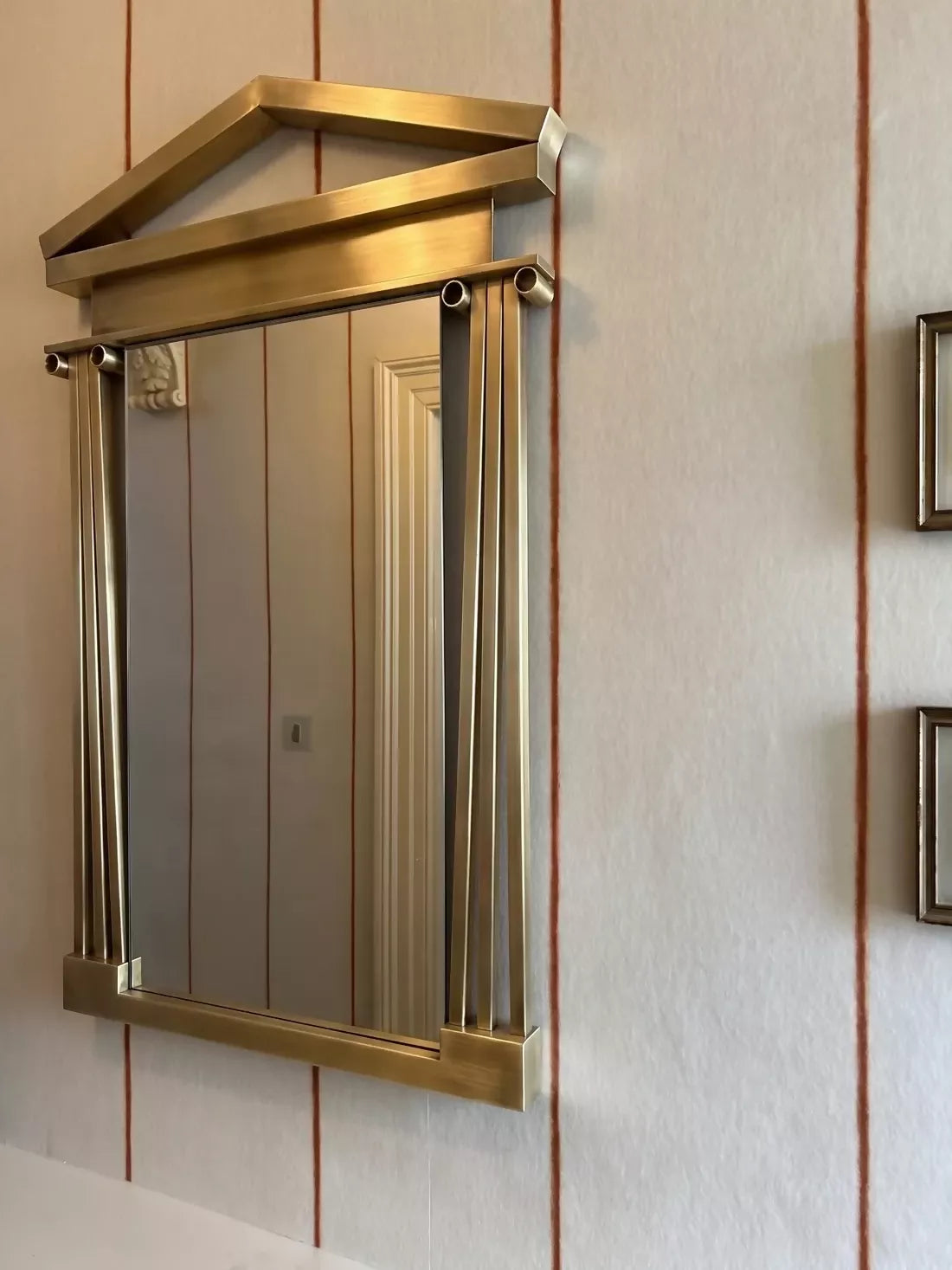 SCARPA MIRROR, BRUSHED GOLD BY CERAUDO