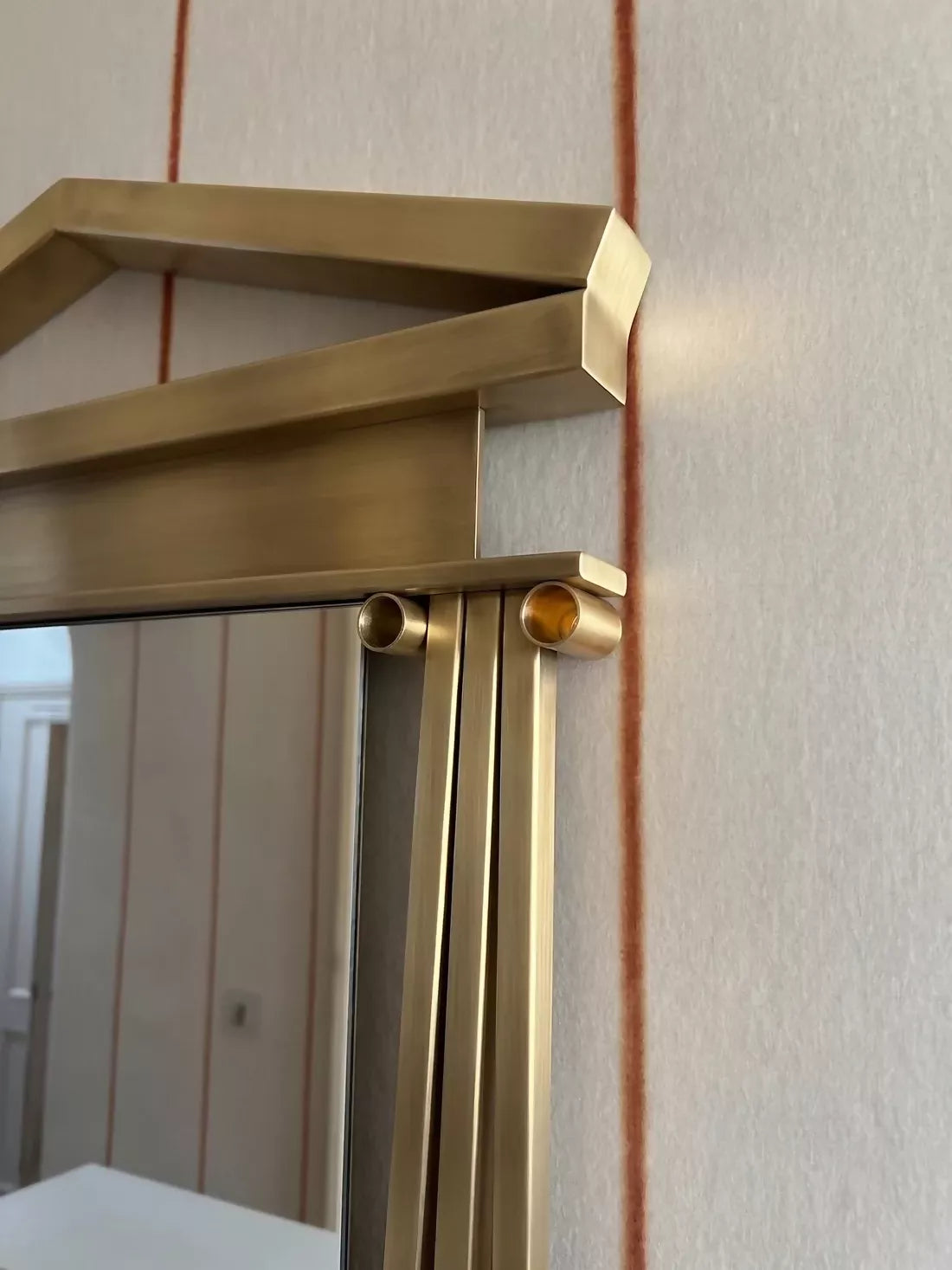 SCARPA MIRROR, BRUSHED GOLD BY CERAUDO