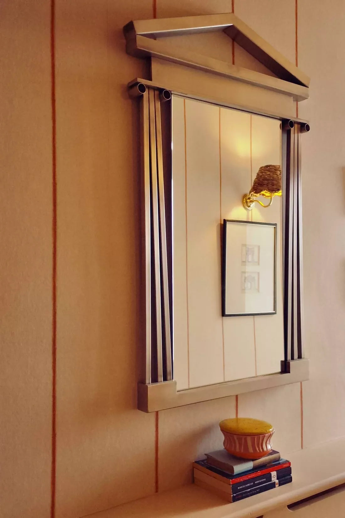 SCARPA MIRROR, BRUSHED GOLD BY CERAUDO