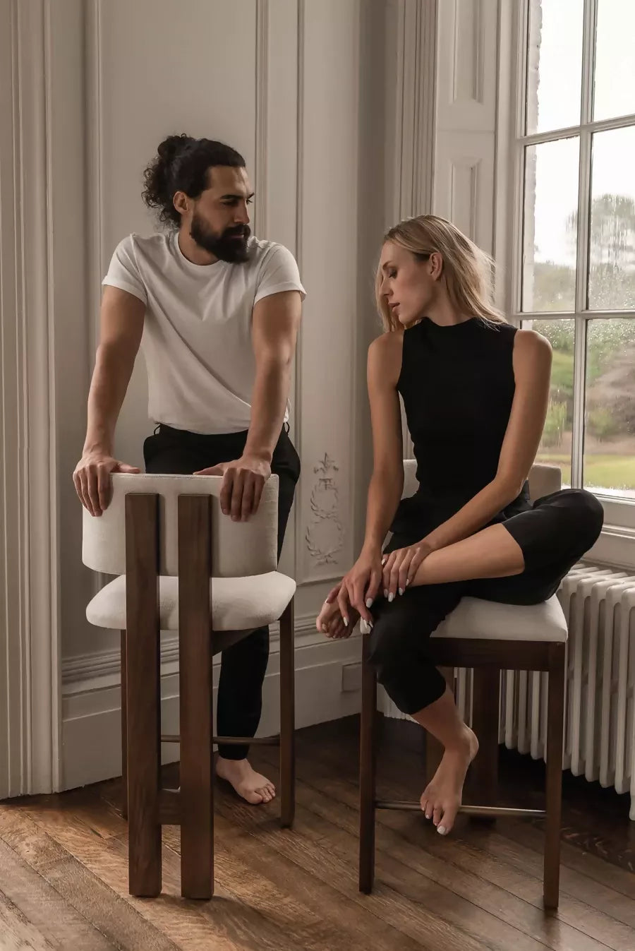 THE DAWSON BAR STOOL BY COLLECTION SEVEN